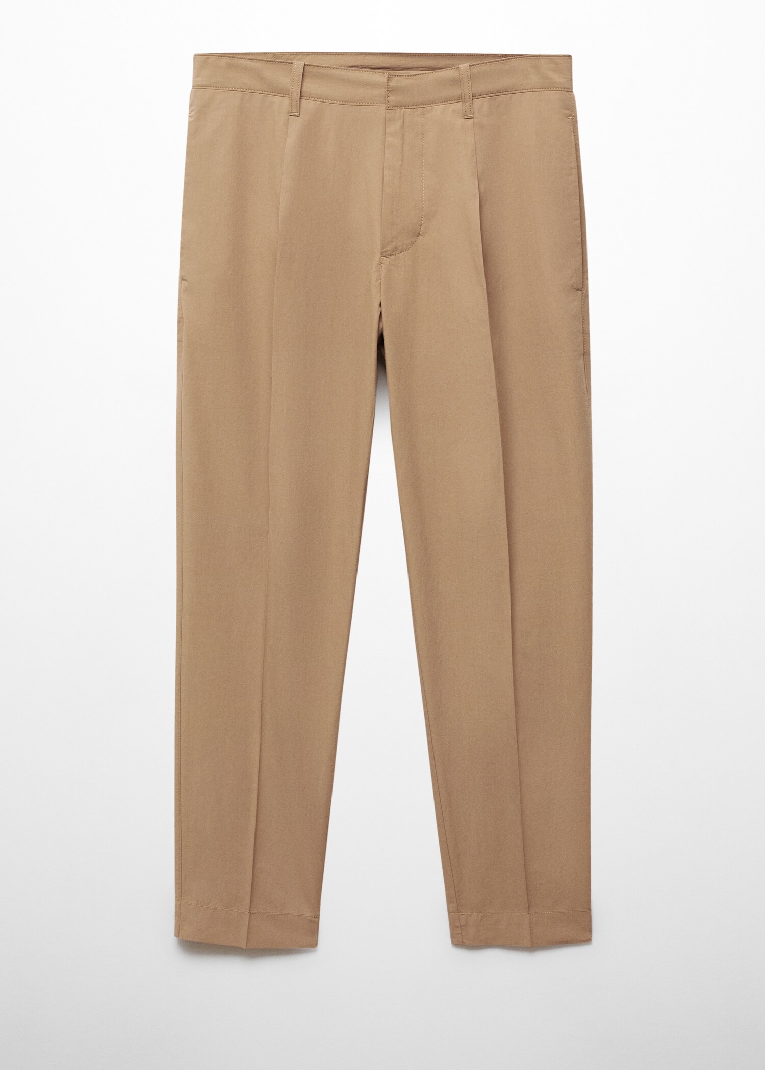 100% slim-fit cotton trousers - Article without model