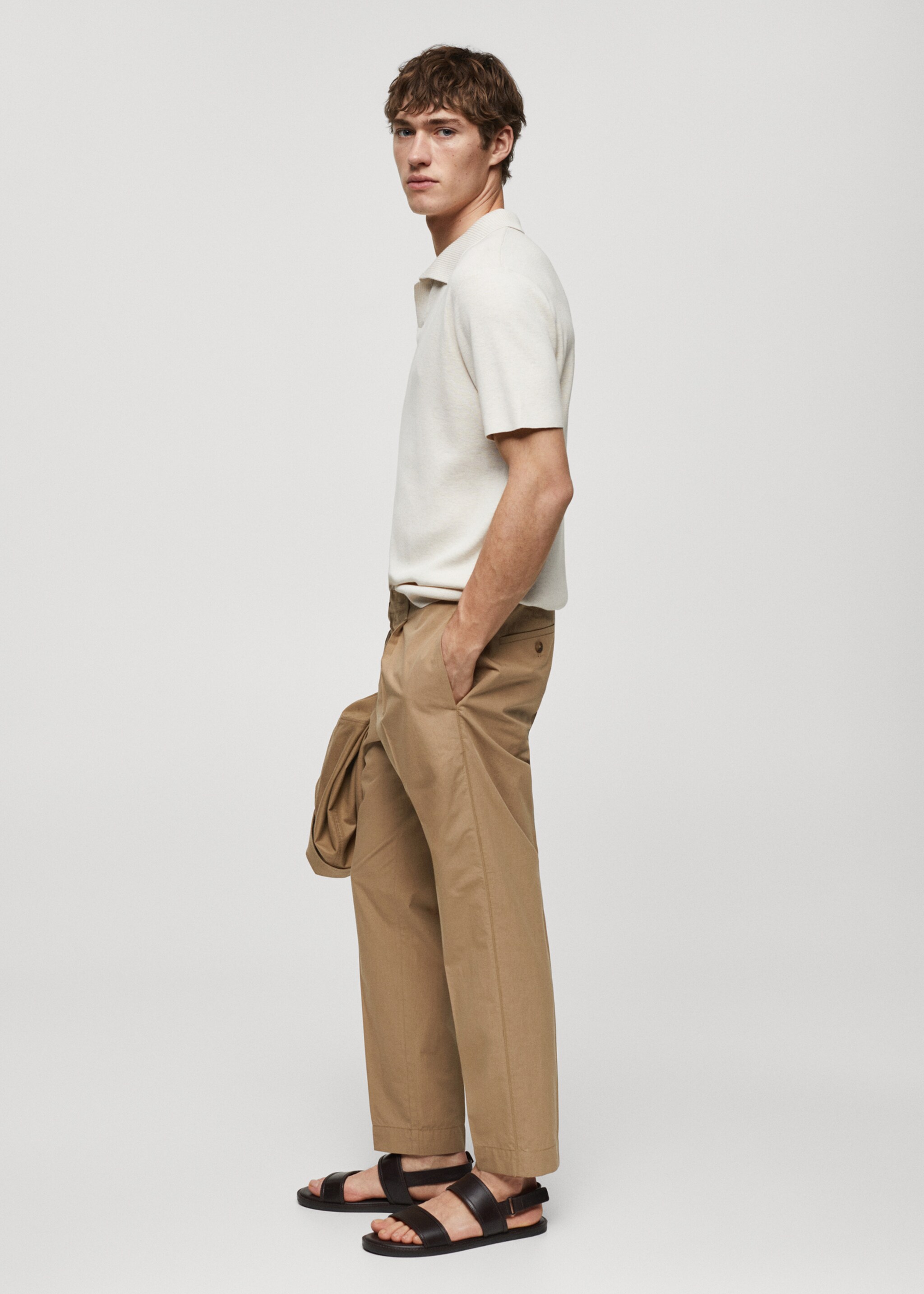 Pantaloni slim-fit 100% cotone - Dettaglio dell'articolo 2