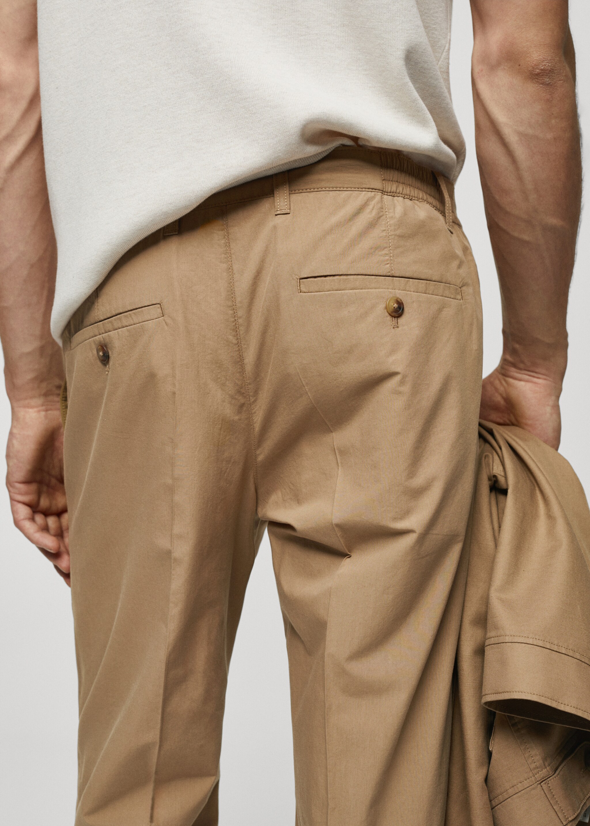 Pantaloni slim-fit 100% cotone - Dettaglio dell'articolo 4