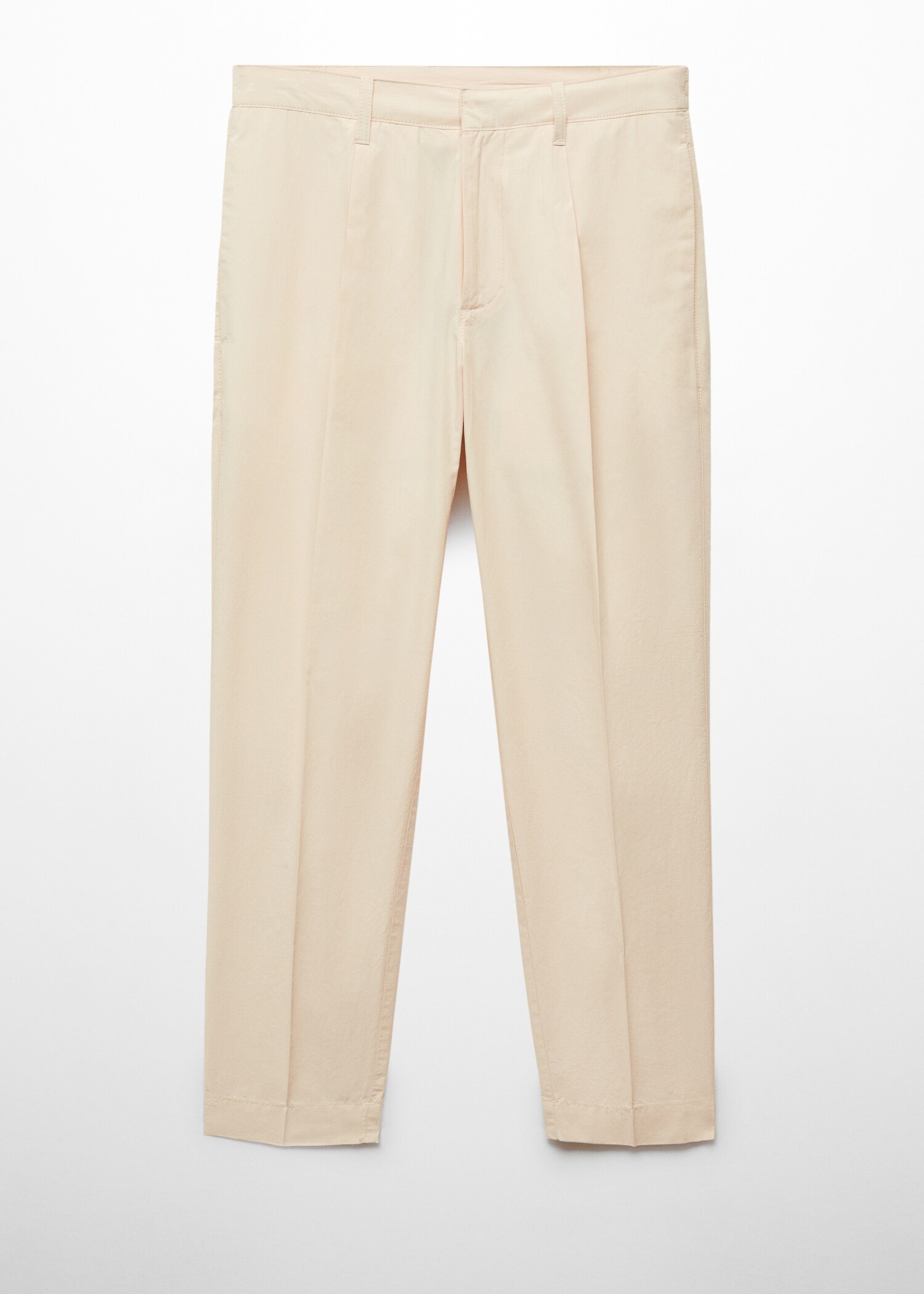 100% slim-fit cotton trousers - Article without model