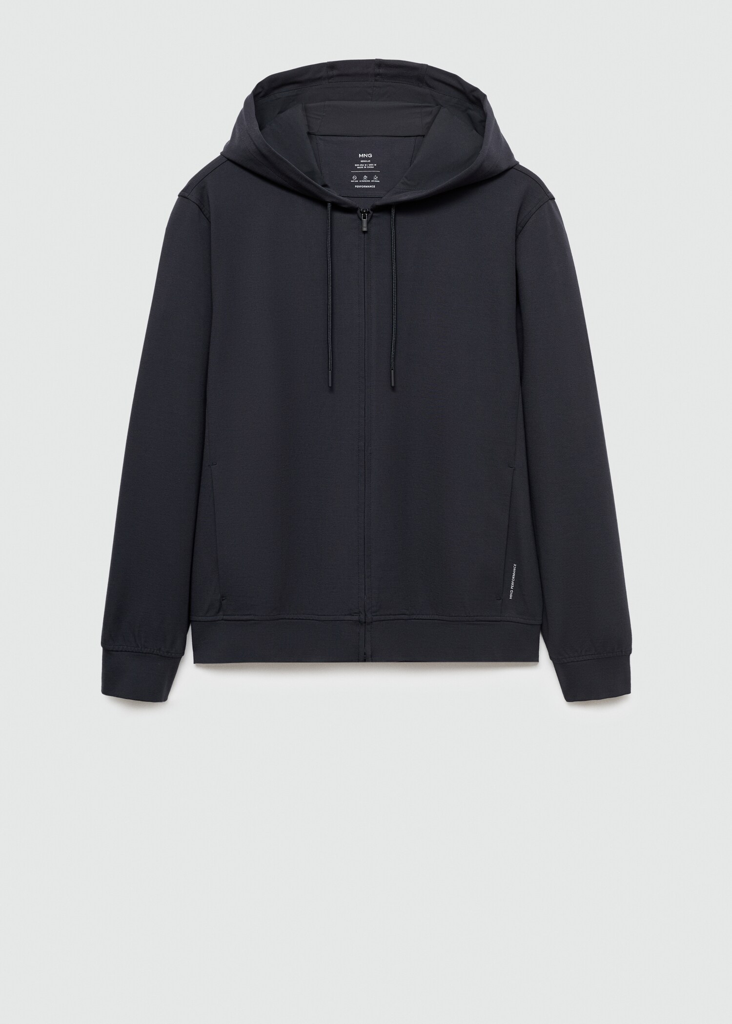 Kapuzensweatshirt aus technischem Stoff - Artikel ohne Model