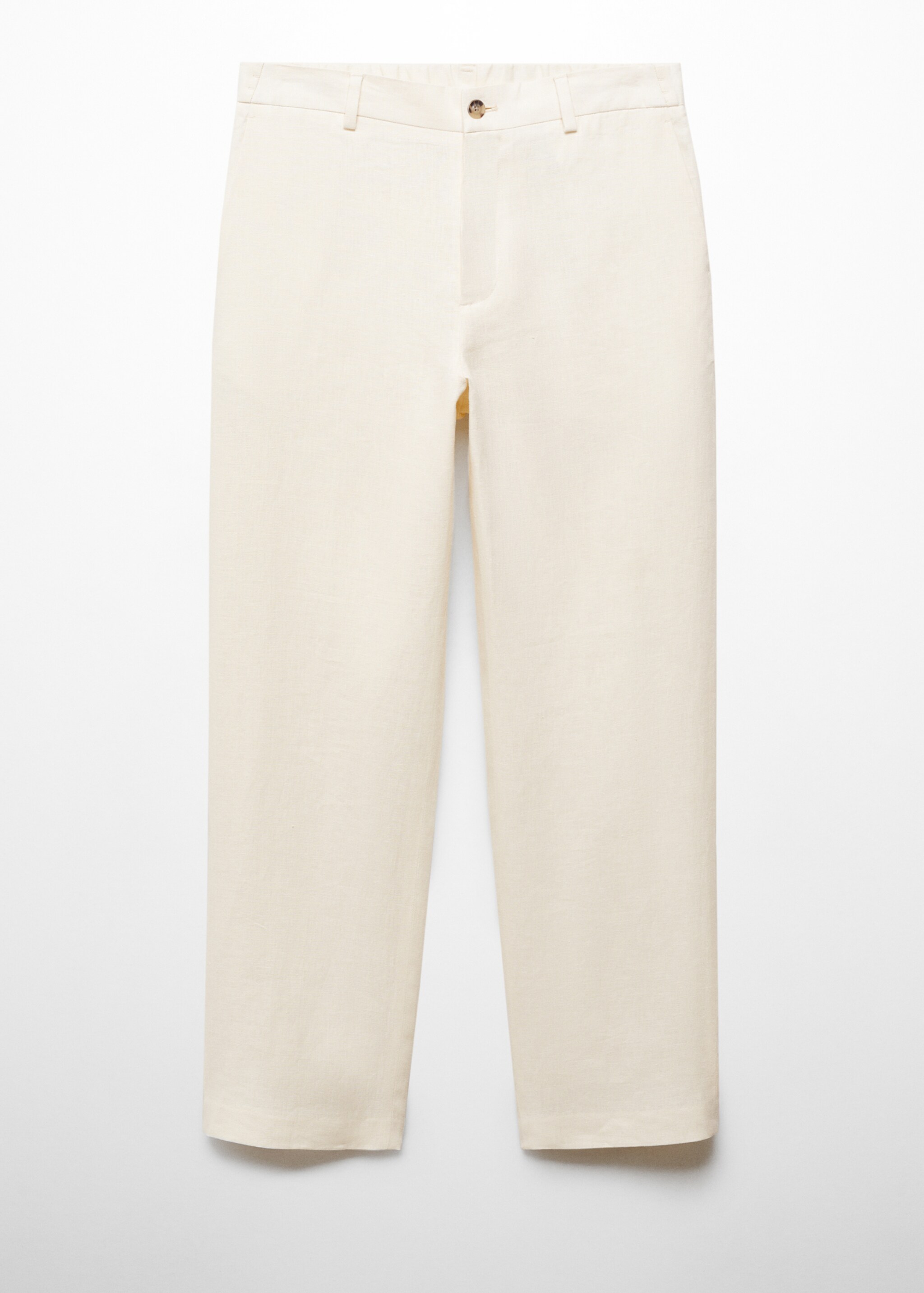 Relaxed-fit 100% linen trousers - Article without model