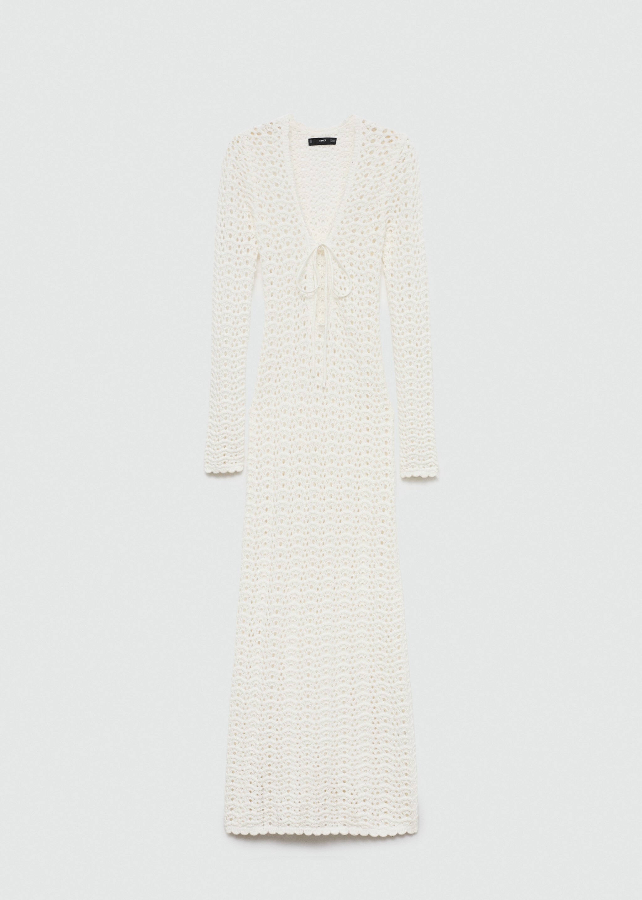 Crochet dress with bow - Article without model