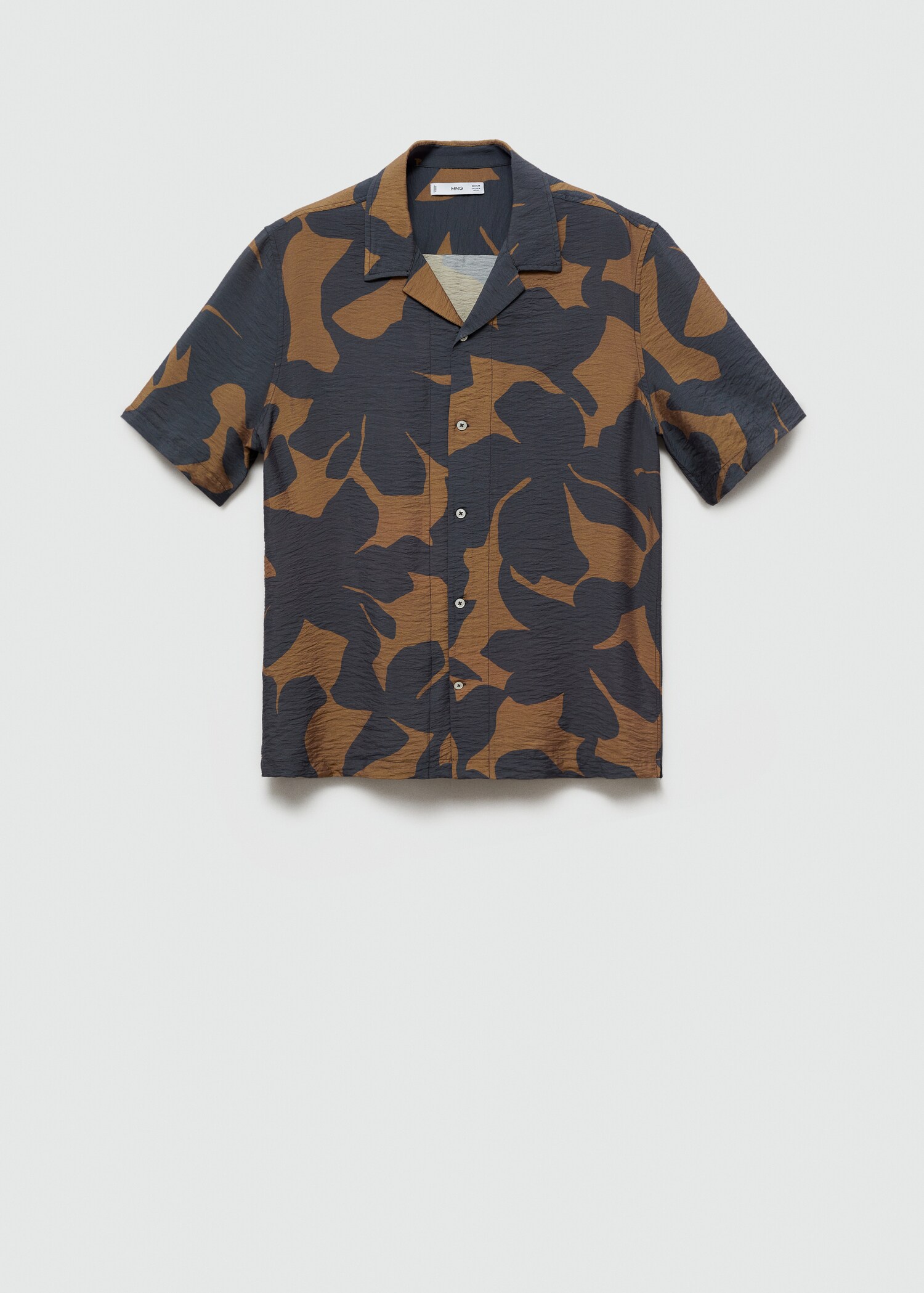 Camisa regular fit estampada textura - Artículo sin modelo