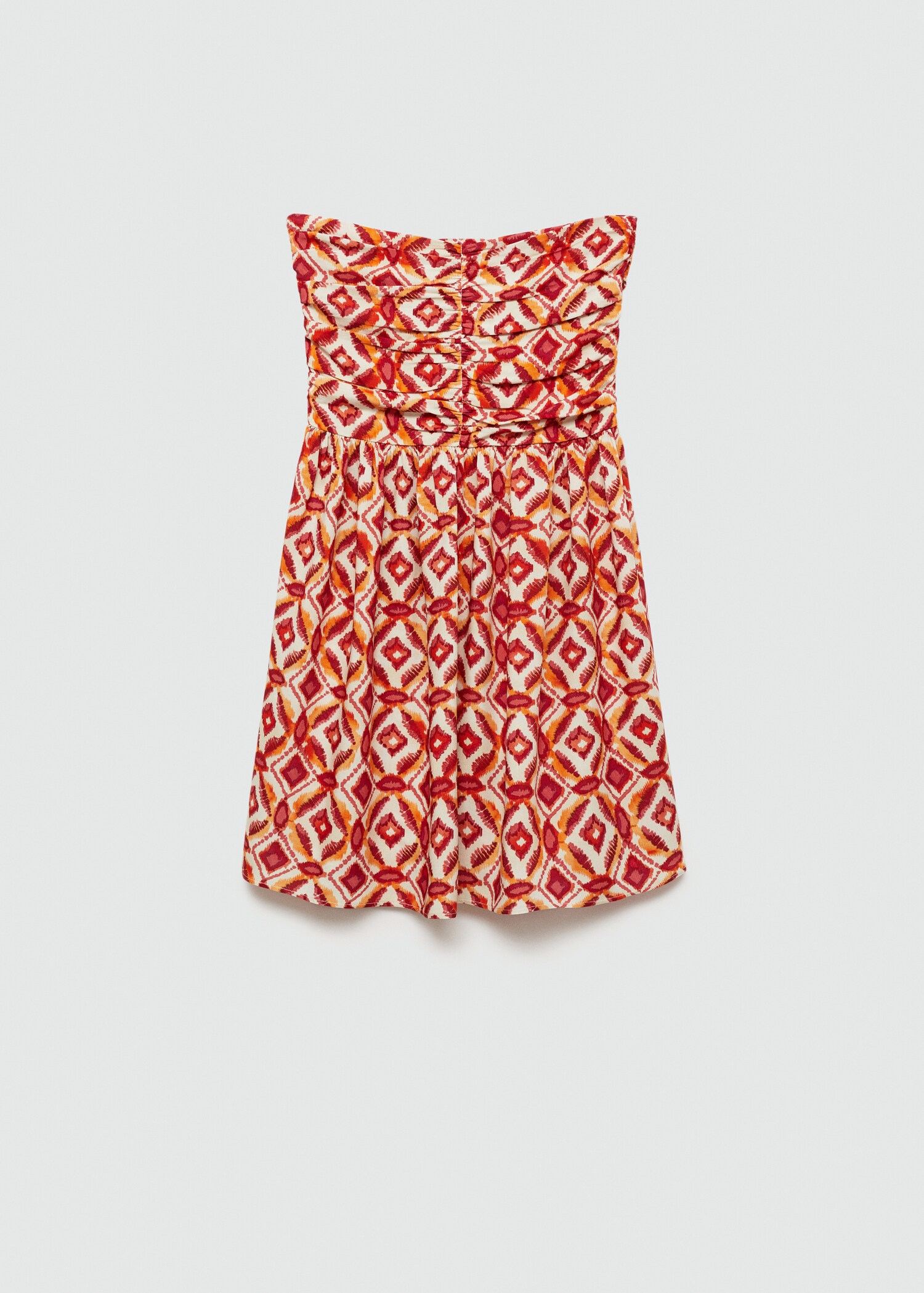Printed cut-out detail dress - Reverse of the article