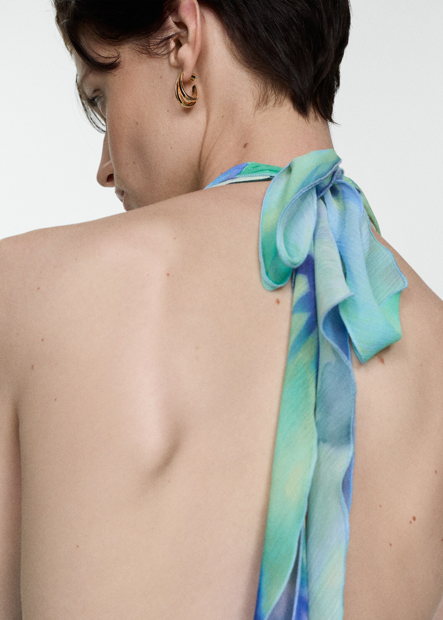 Robe drapée volants - Détail de l'article 1