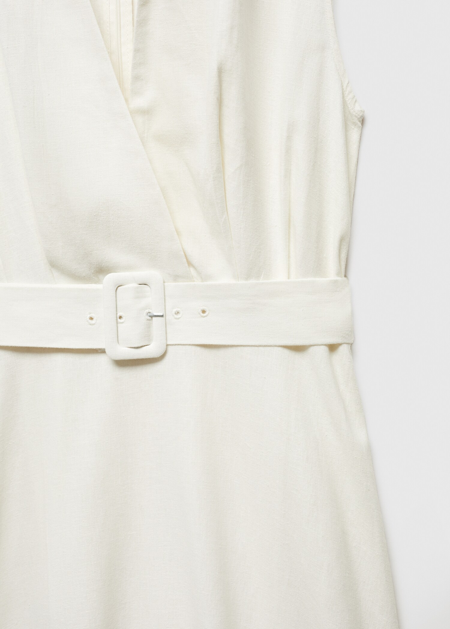 Vestido lino cinturón - Detalle del artículo 8