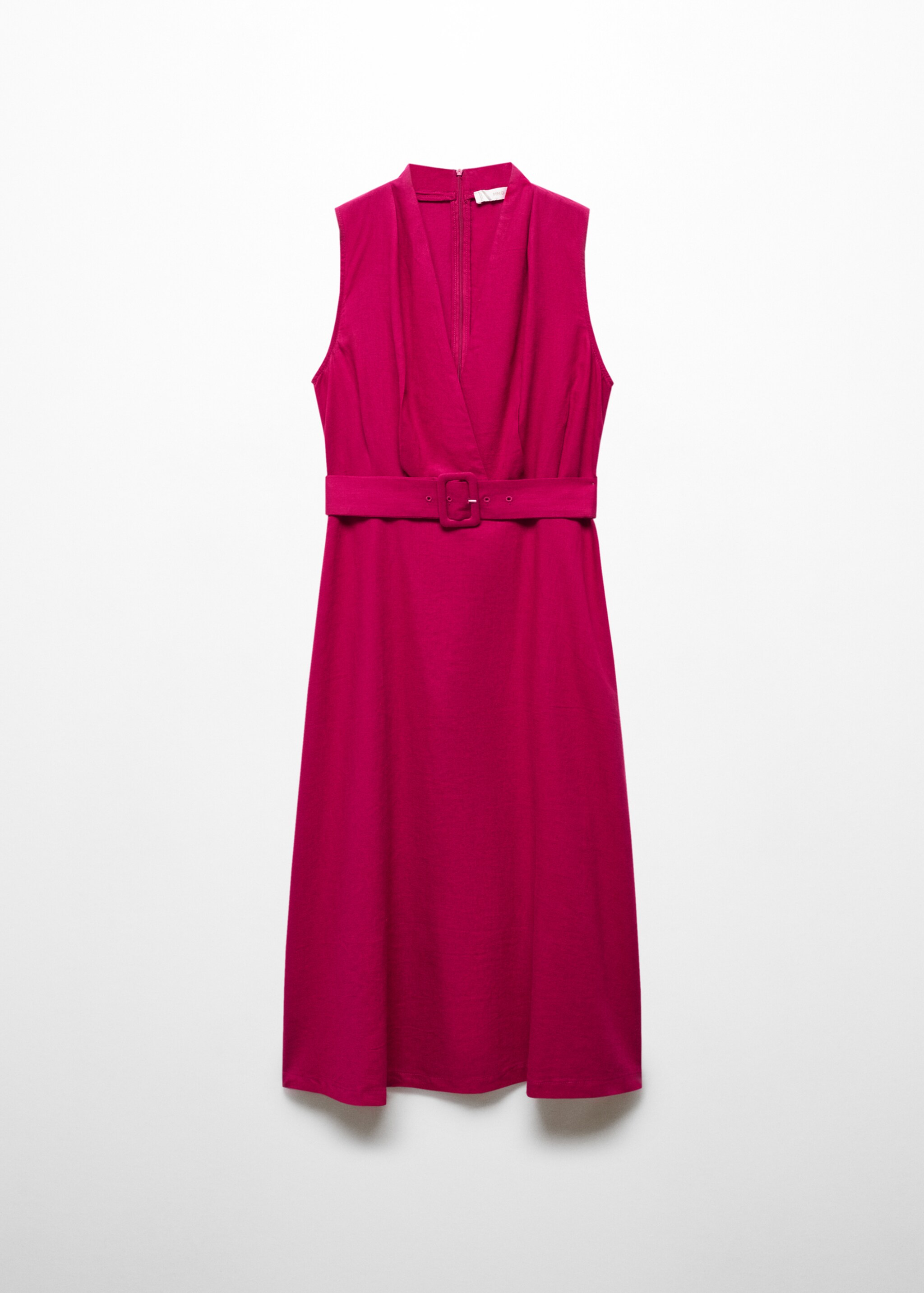 Belt linen dress - Article without model