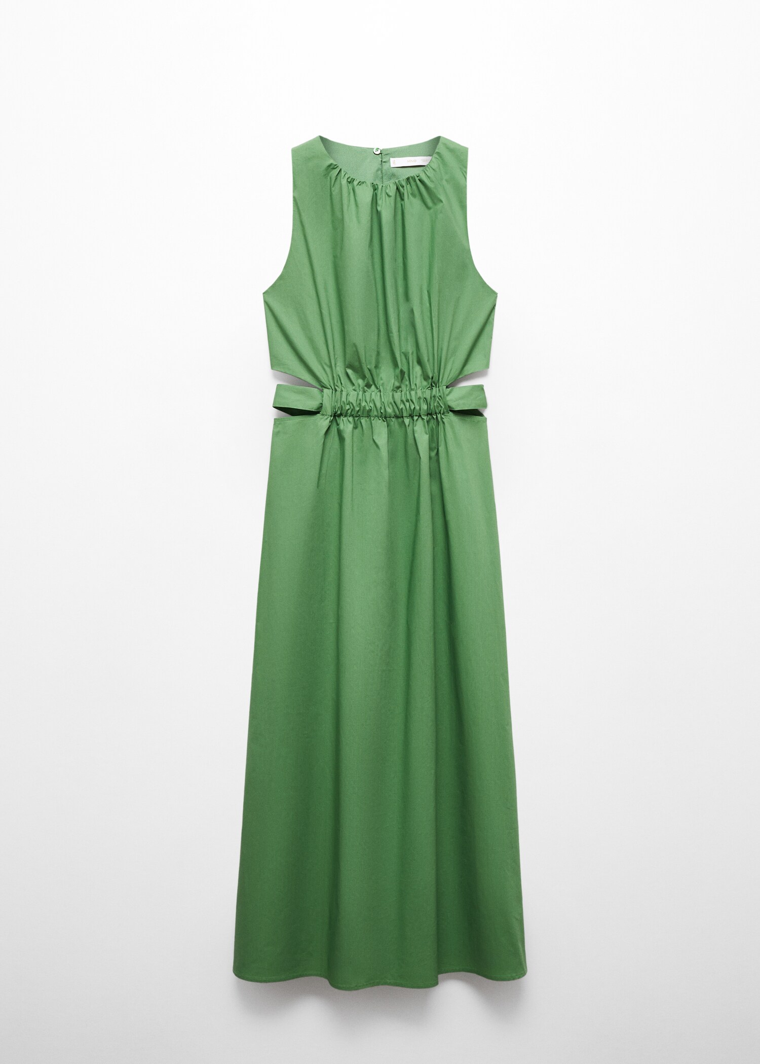 Slit dress with elastic waist - Article without model