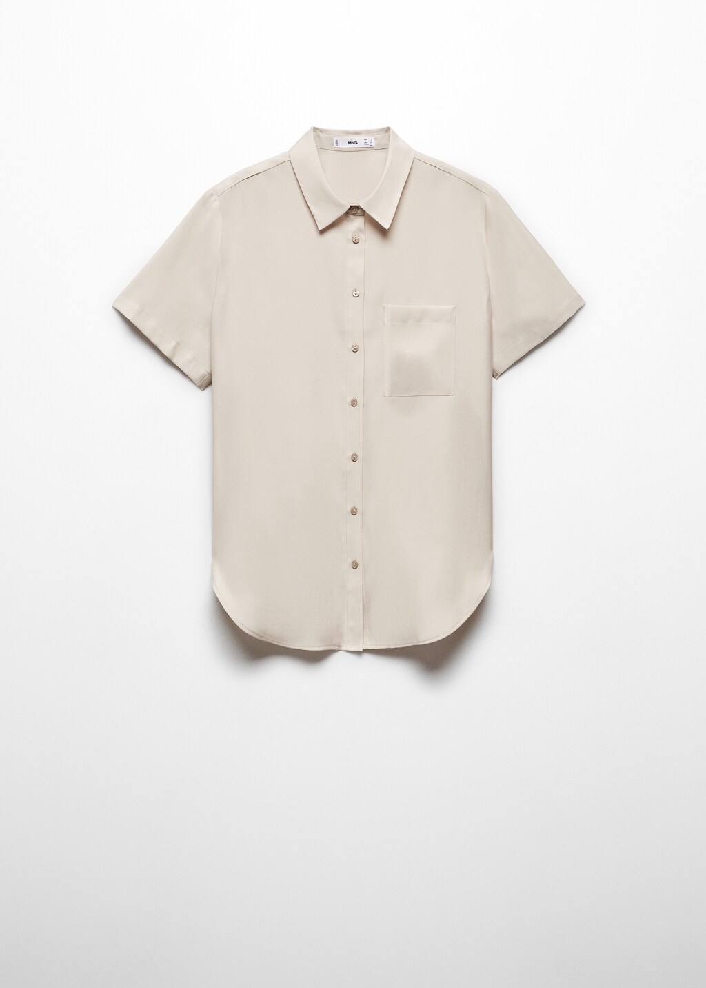 Short sleeve pocket shirt - Women | MANGO OUTLET USA