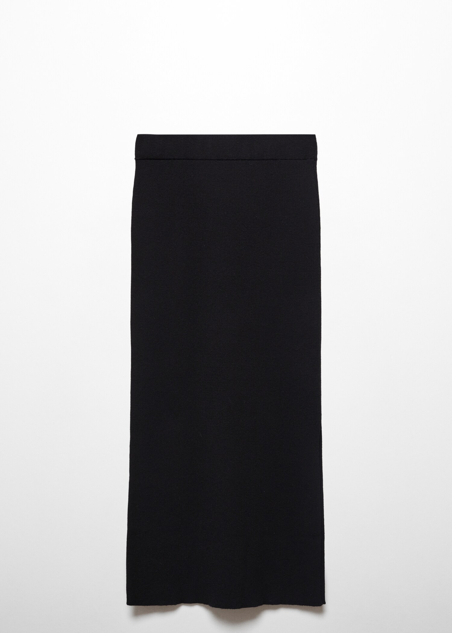 Slit knitted skirt - Article without model
