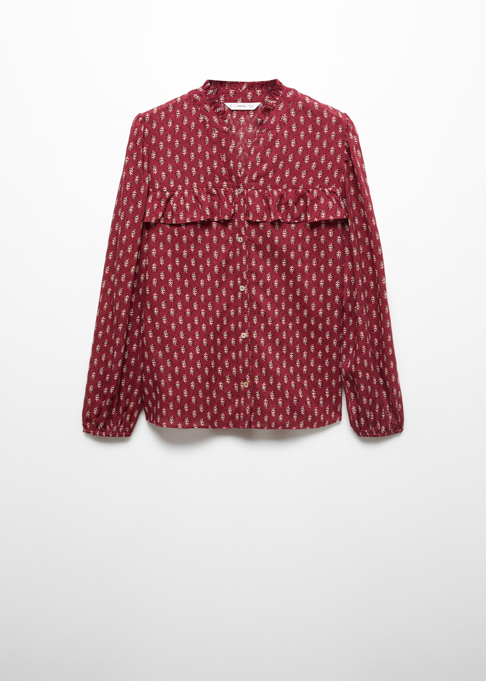 Ruffles printed blouse - Article without model