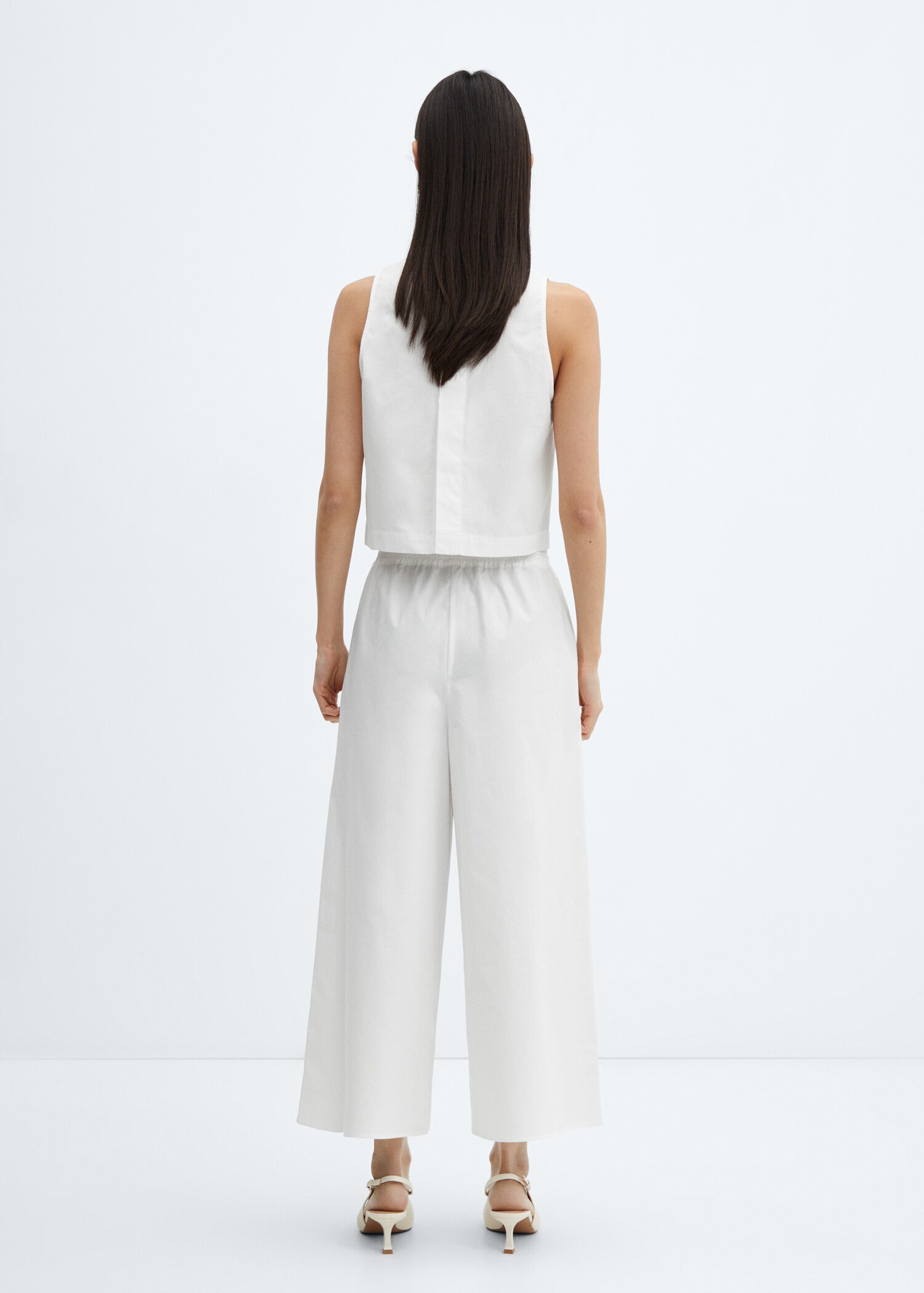 Cotton crop top - Reverse of the article