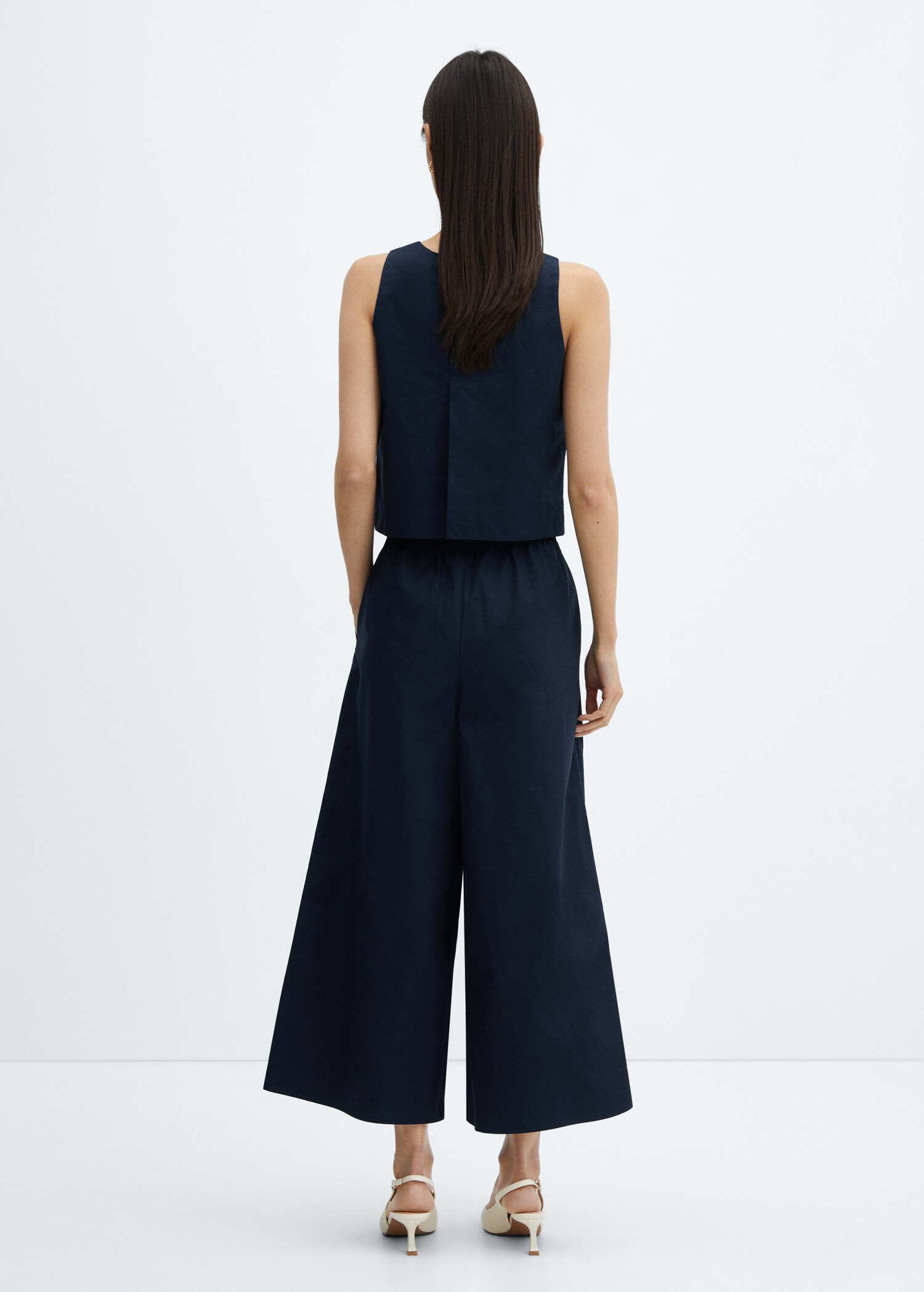 Cotton crop top - Reverse of the article