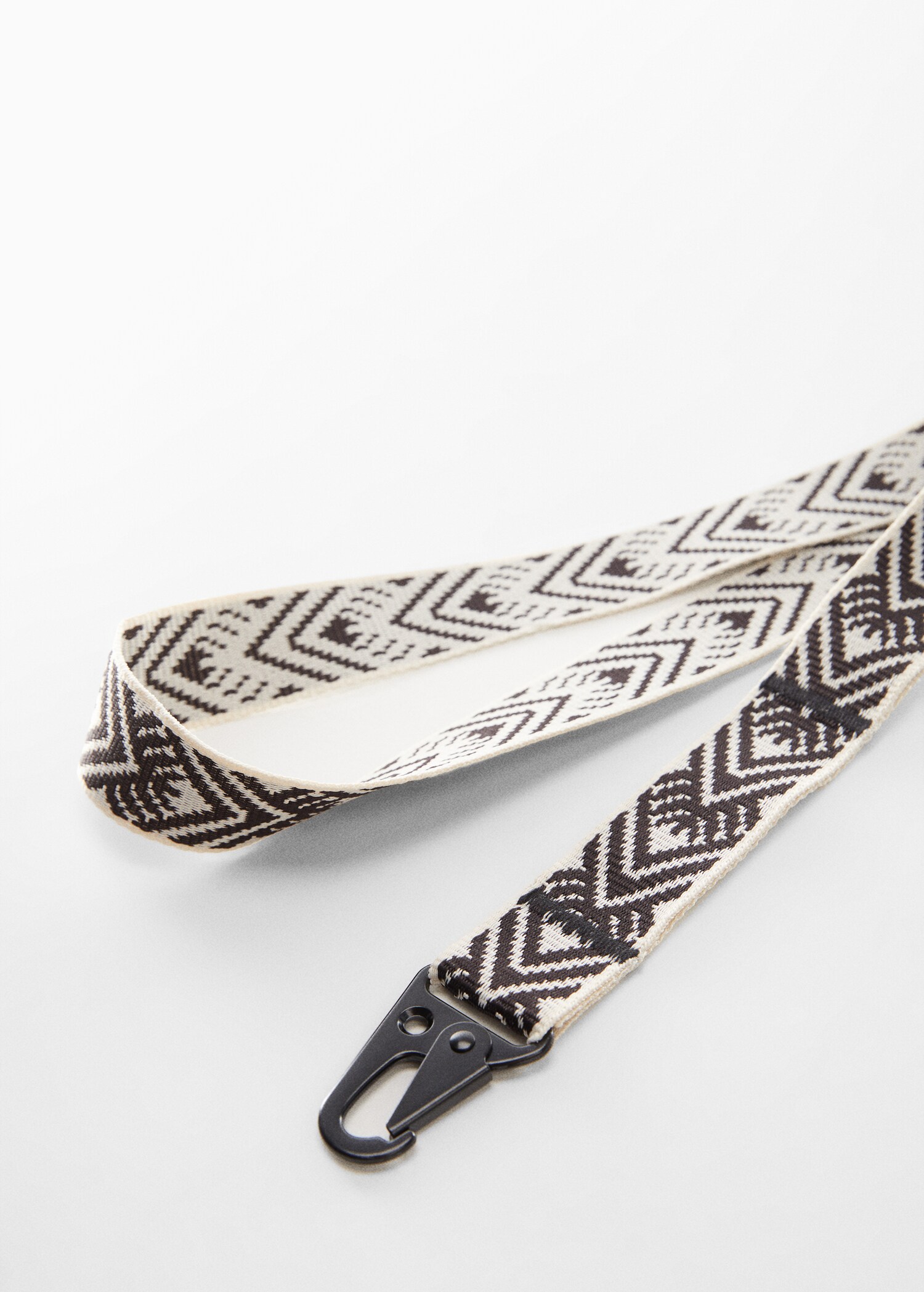 Lanyard-Schlüsselanhänger mit Karabinerverschluss - Mittlere Ansicht