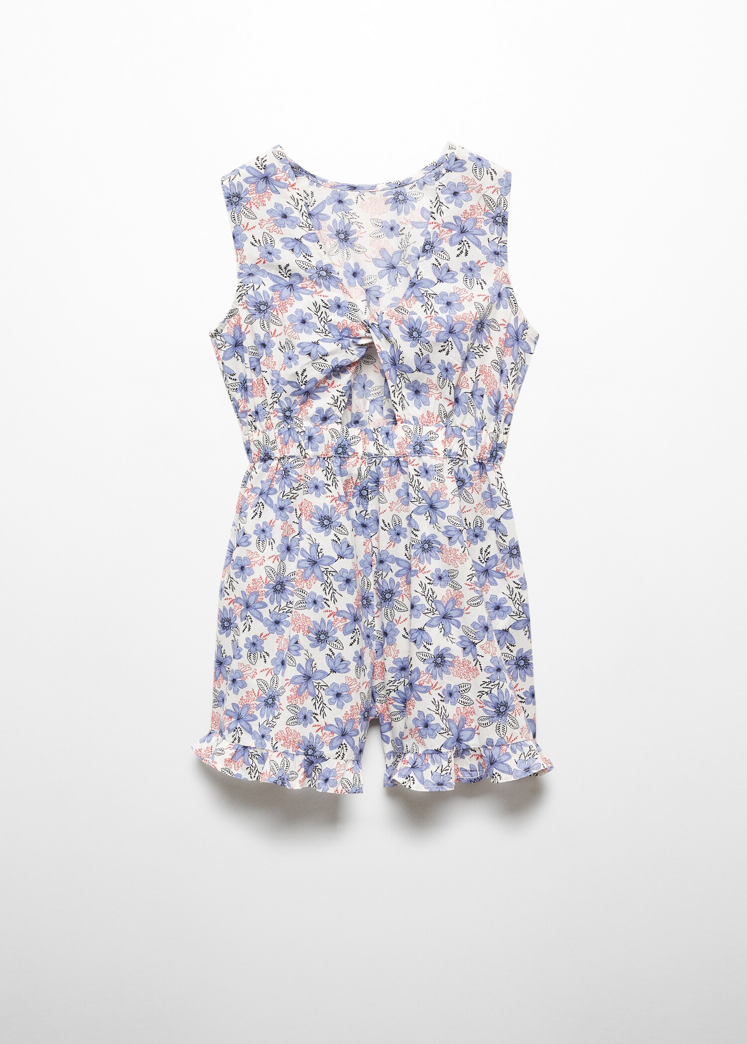 Floral print jumpsuit - Reverse of the article