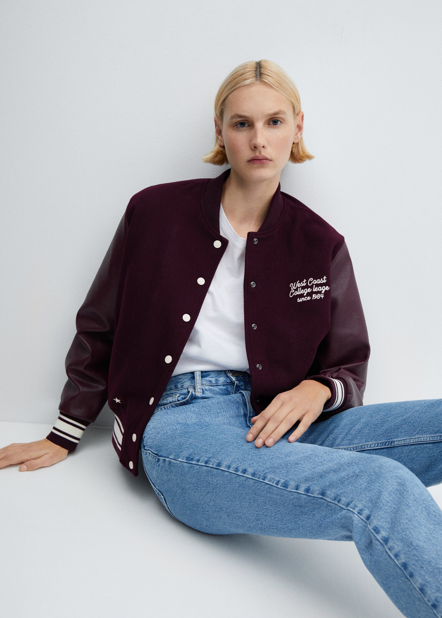 Wool bomber jacket - Details of the article 2