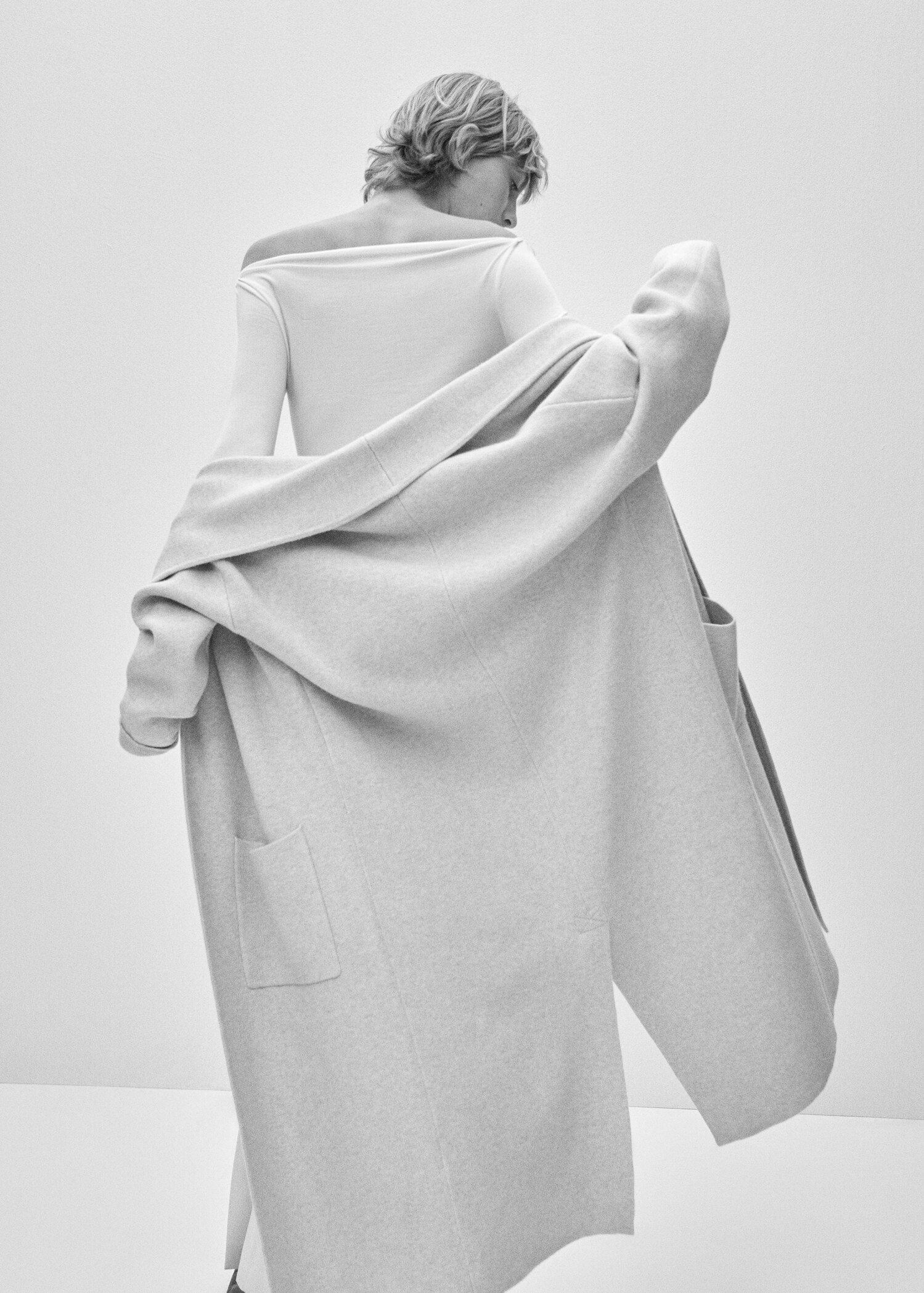 Oversize-Strickmantel mit Taschen - Detail des Artikels 7
