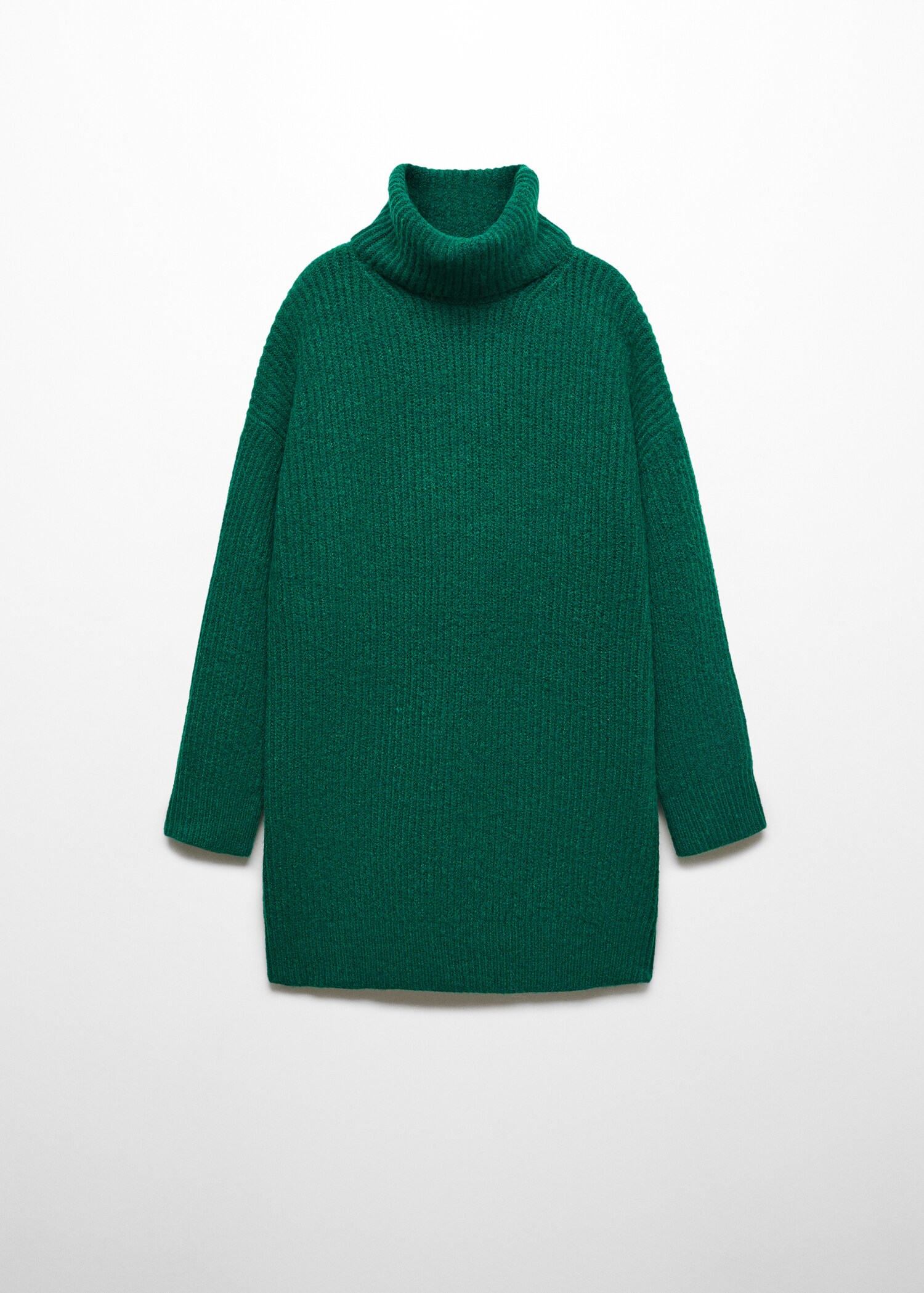Rippkleid mit Rollkragen - Artikel ohne Model
