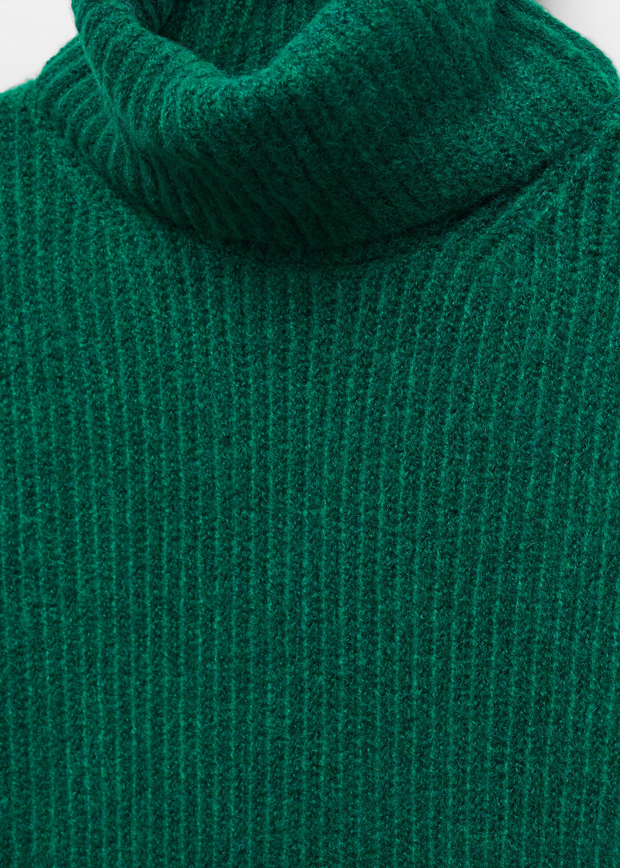 Robe maille côtelée col roulé - Détail de l'article 8