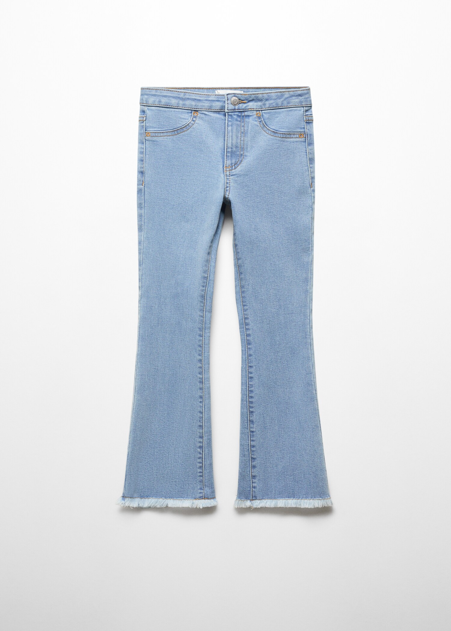 Jeans flare terminaciones deshilachadas - Artículo sin modelo