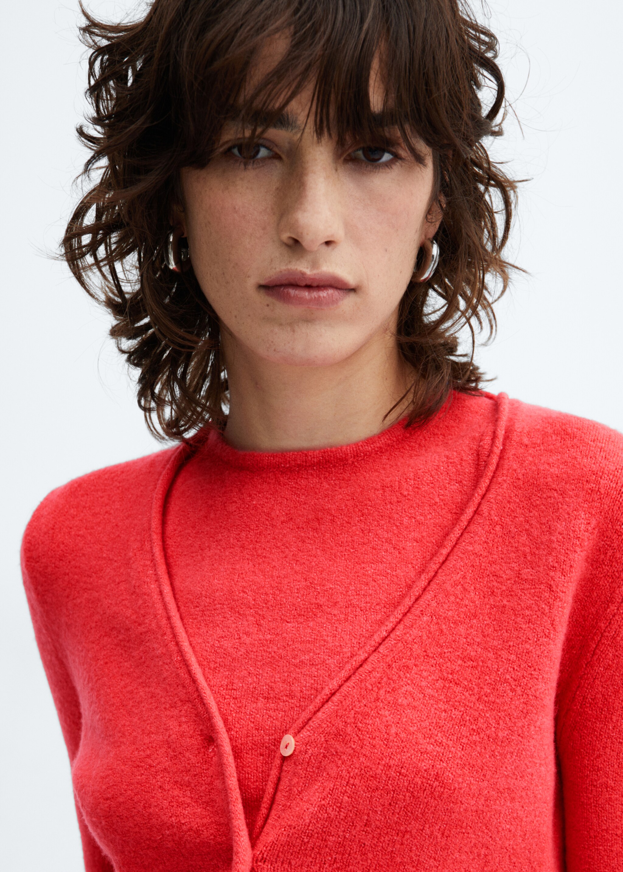 Button knit cardigan - Details of the article 1
