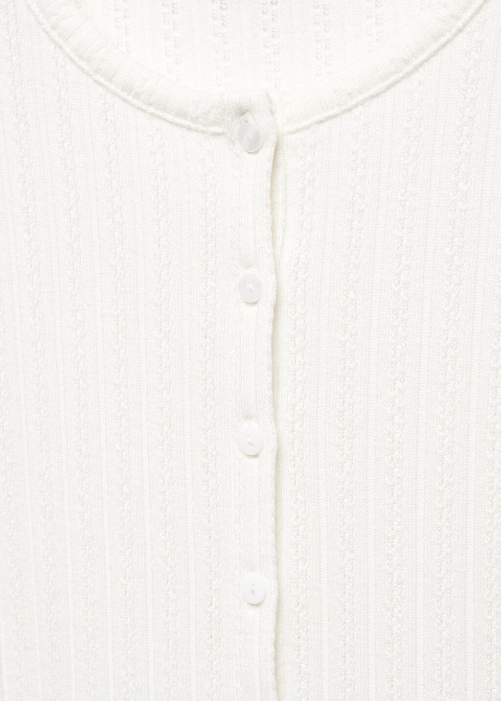 Textured rib-knit cardigan - Women | MANGO OUTLET USA Textured rib-knit cardigan - Women | MANGO OUTLET USA