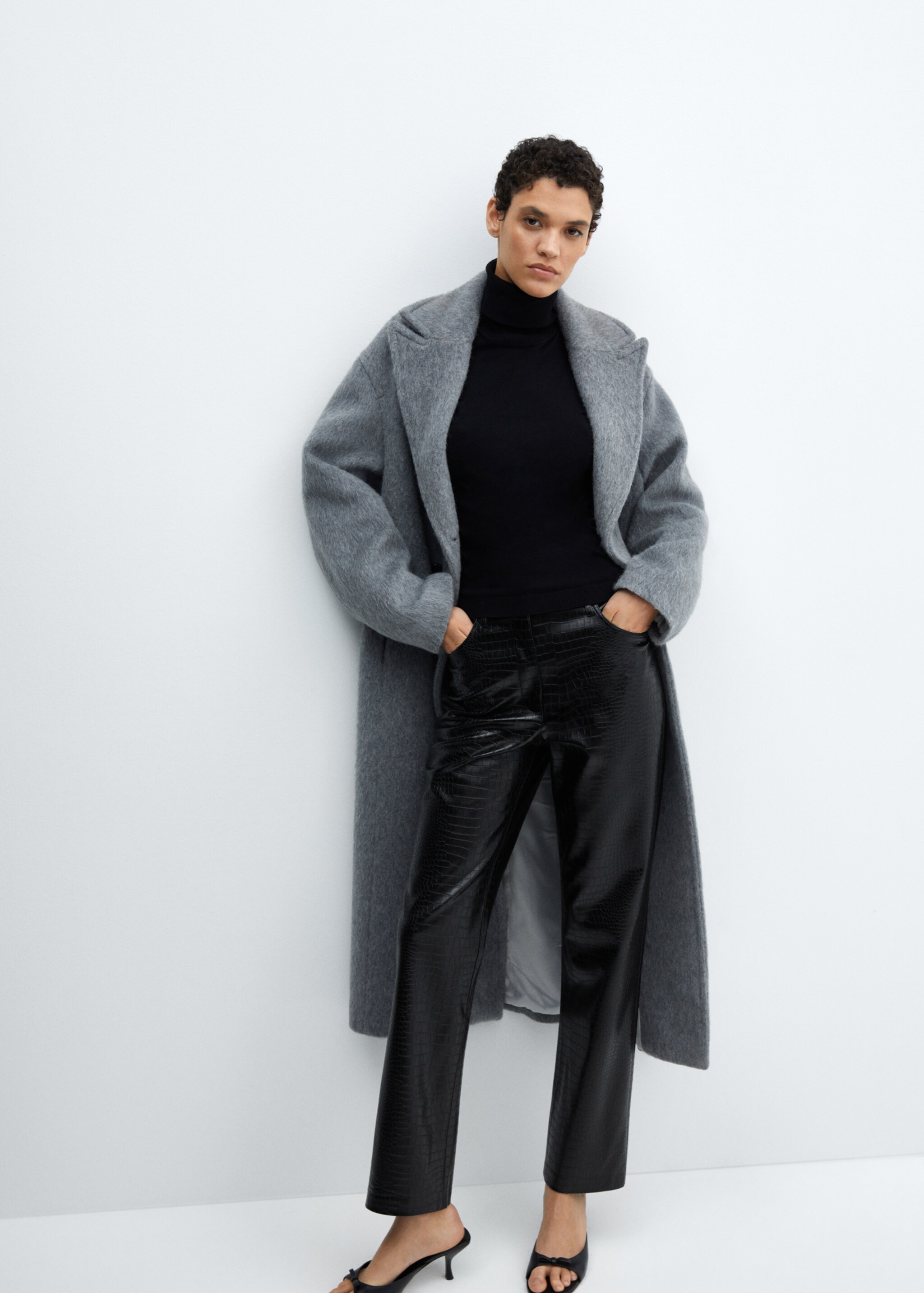 Straight-fit broek met animal print-effect - Detail van het artikel 2