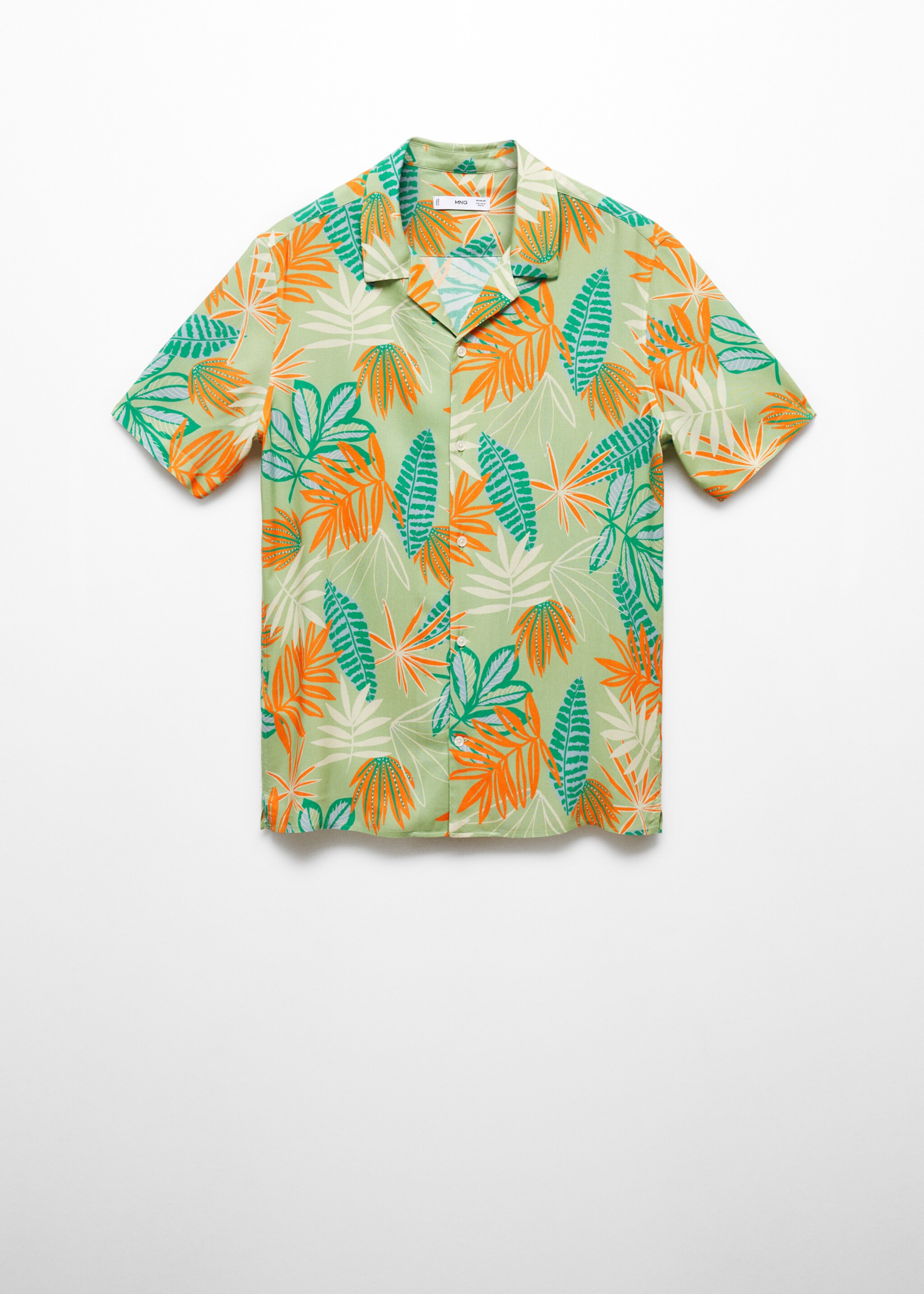 Printed fluid regular-fit shirt - Article without model