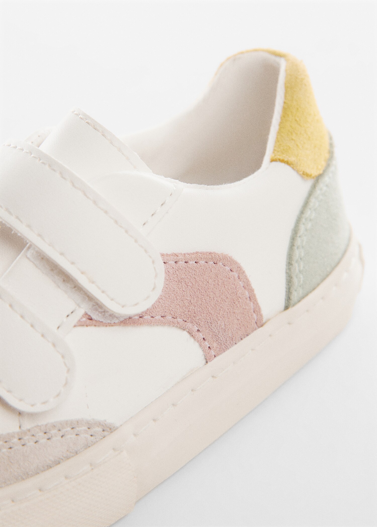 Tvåfärgade sneakers velcro - Detaljer om artikeln 2