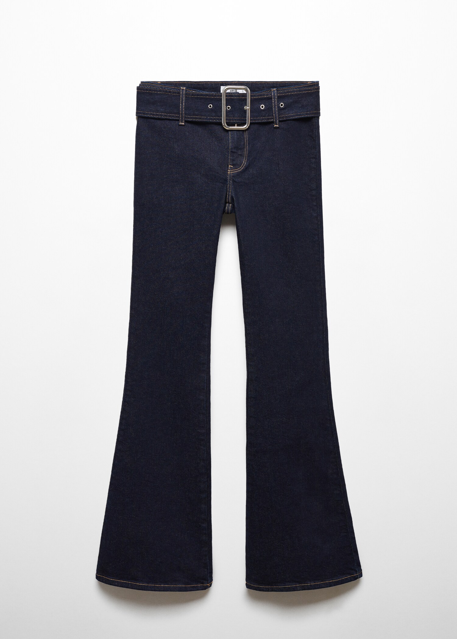 Flared jeans with belt - Article without model