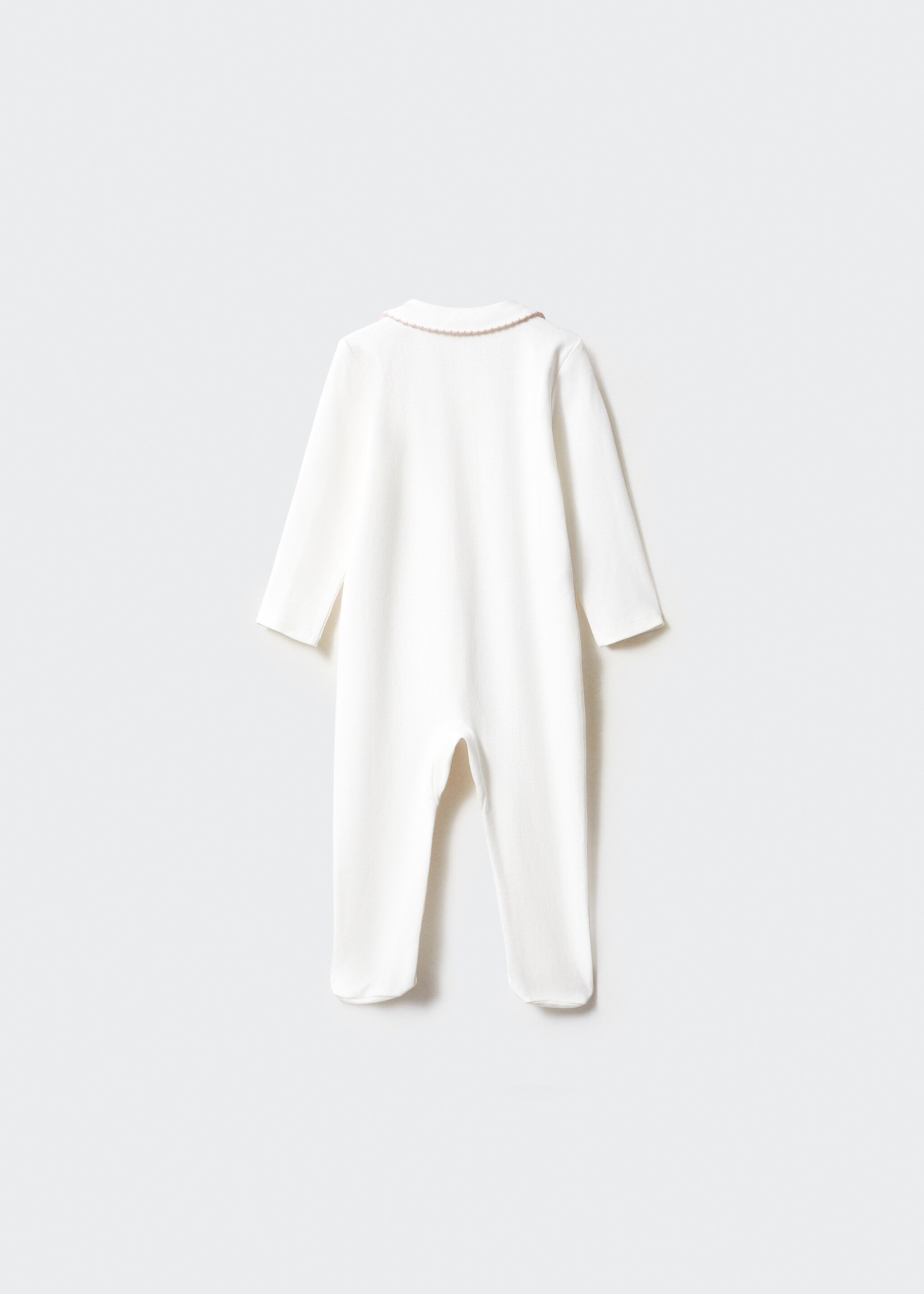 Cotton body pyjamas - Reverse of the article, Off White. Ref: 67090483-00.