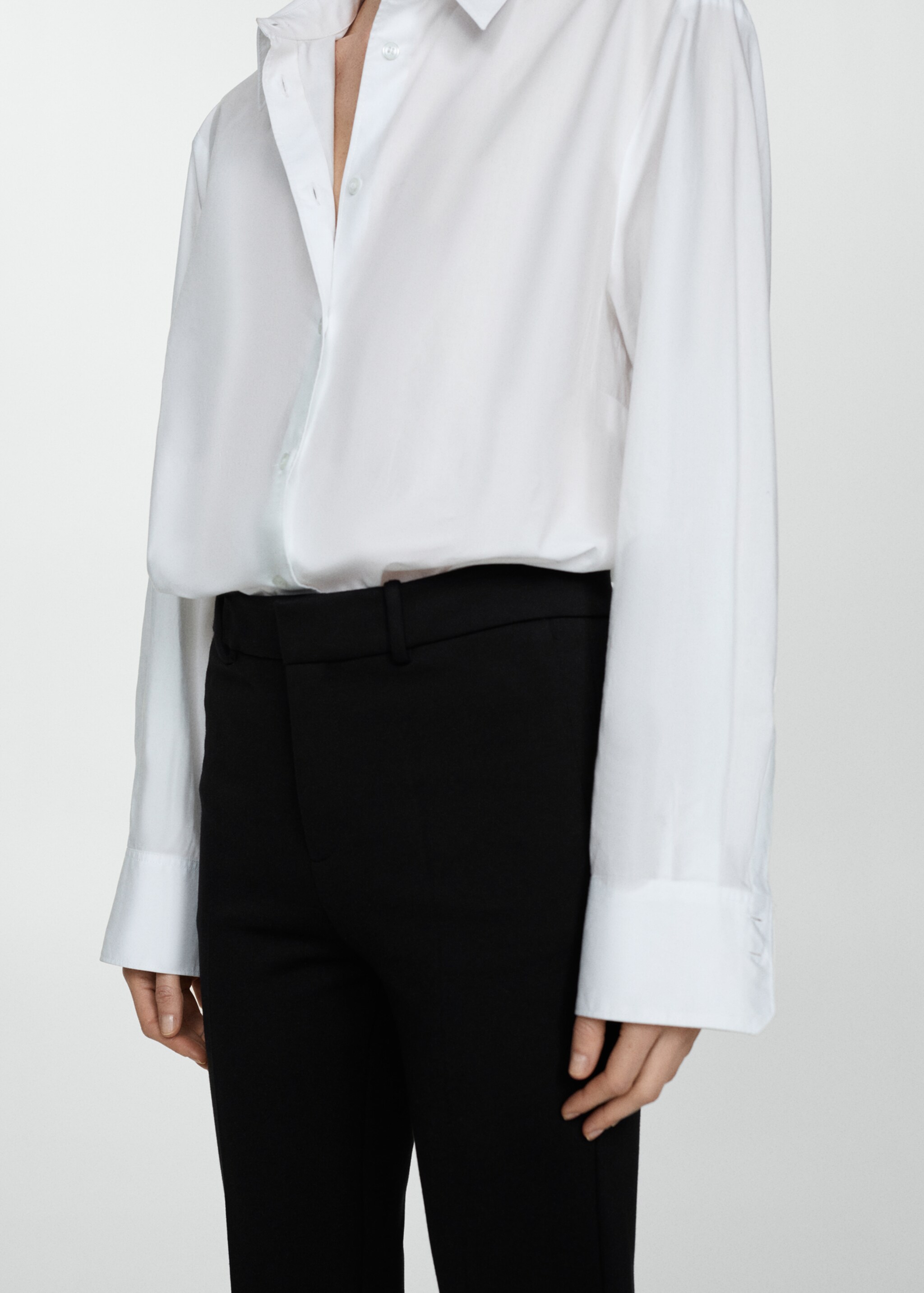 Rome-knit straight trousers - Details of the article 1