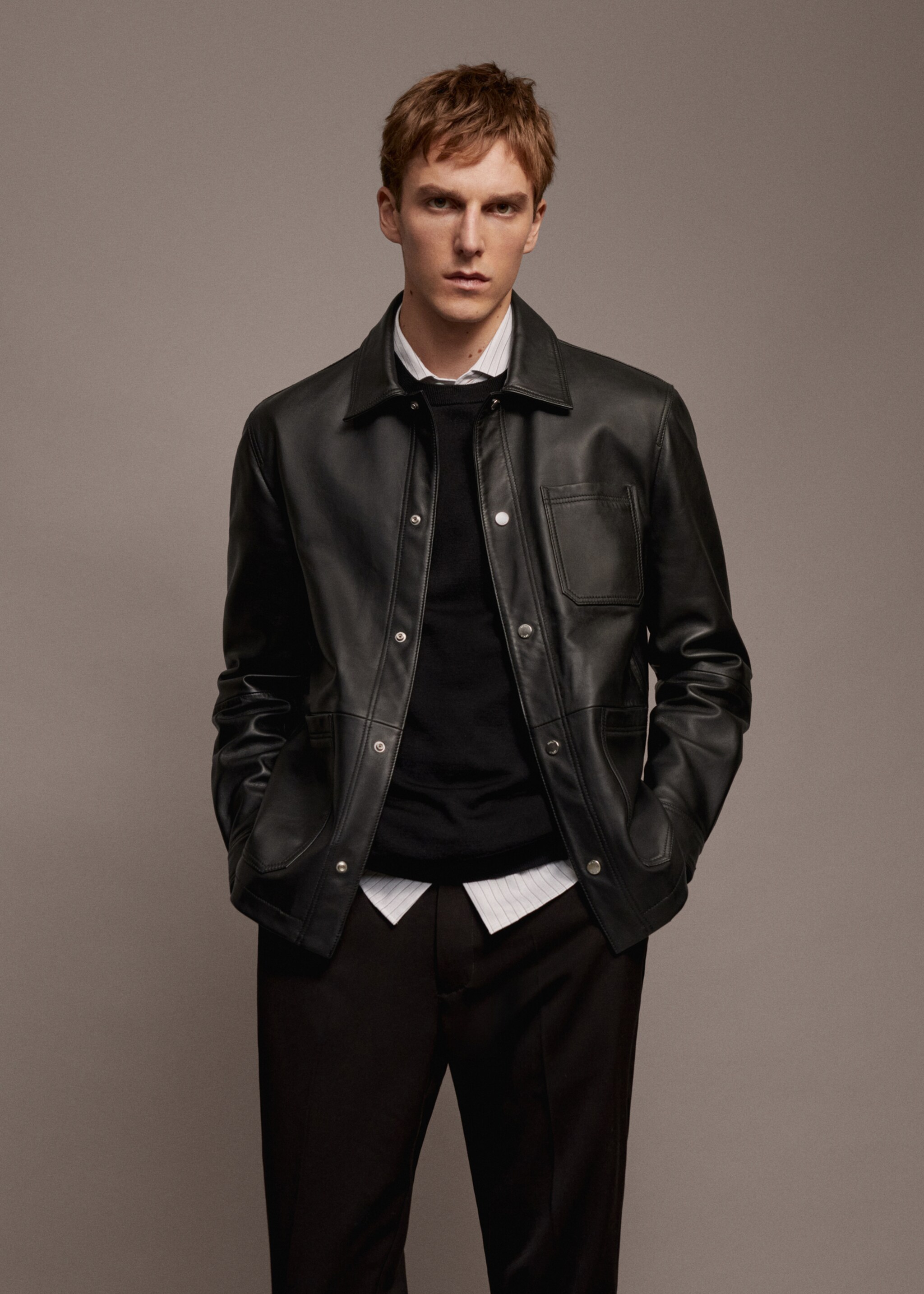 100% nappa leather jacket - Details of the article 5