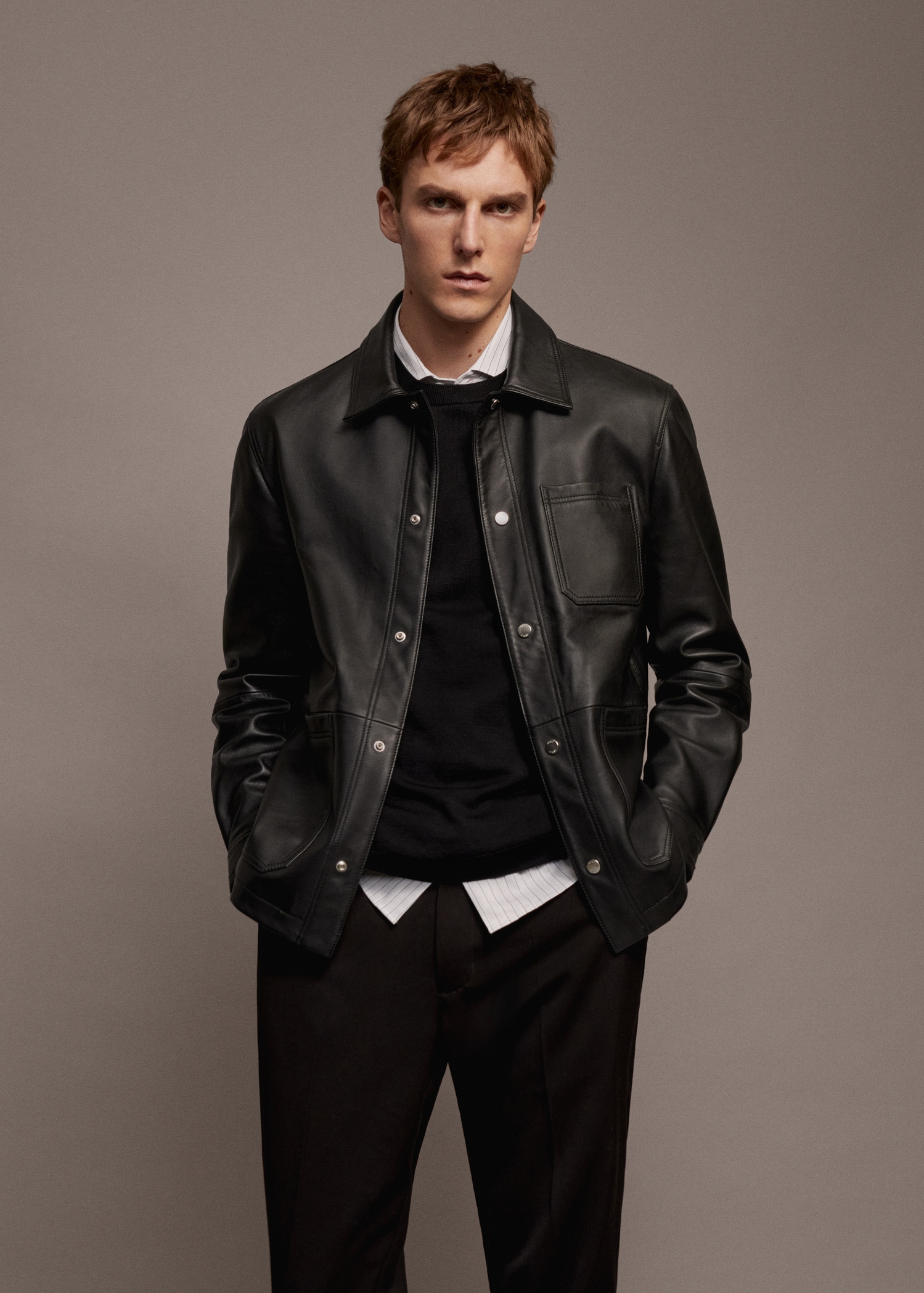 100% nappa leather jacket - Details of the article 5