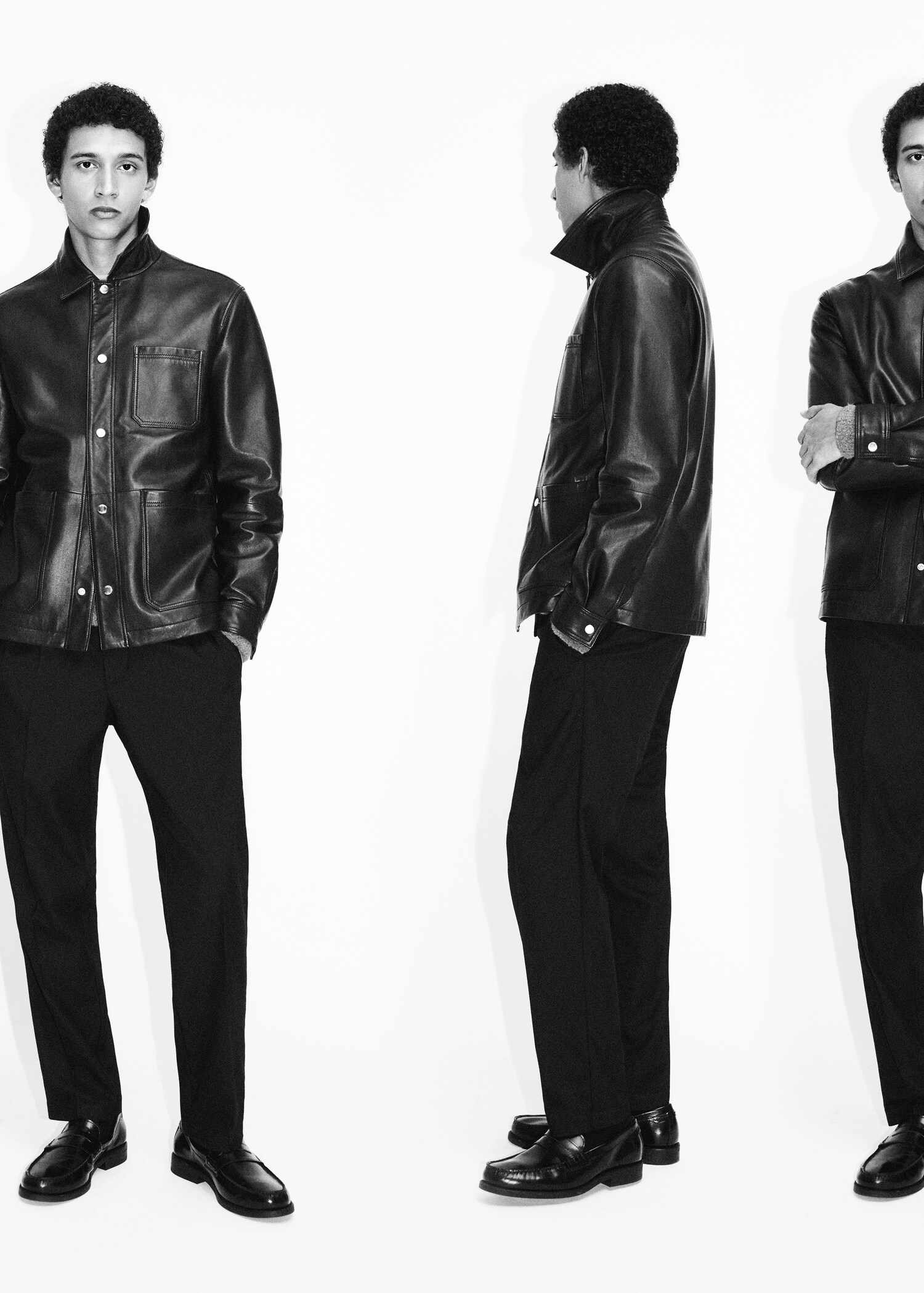 100% nappa leather jacket - Details of the article 6