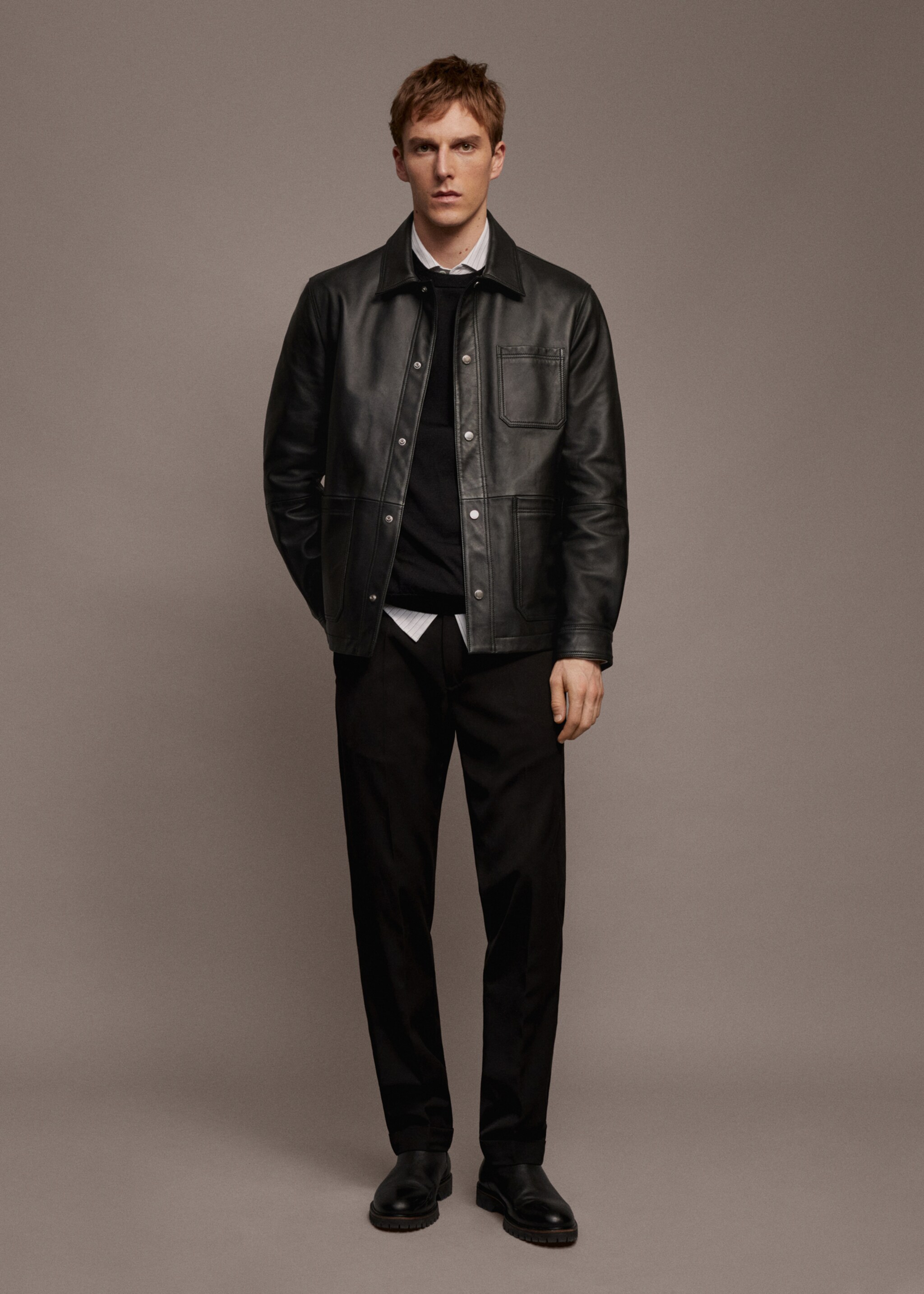 100% nappa leather jacket - Details of the article 7