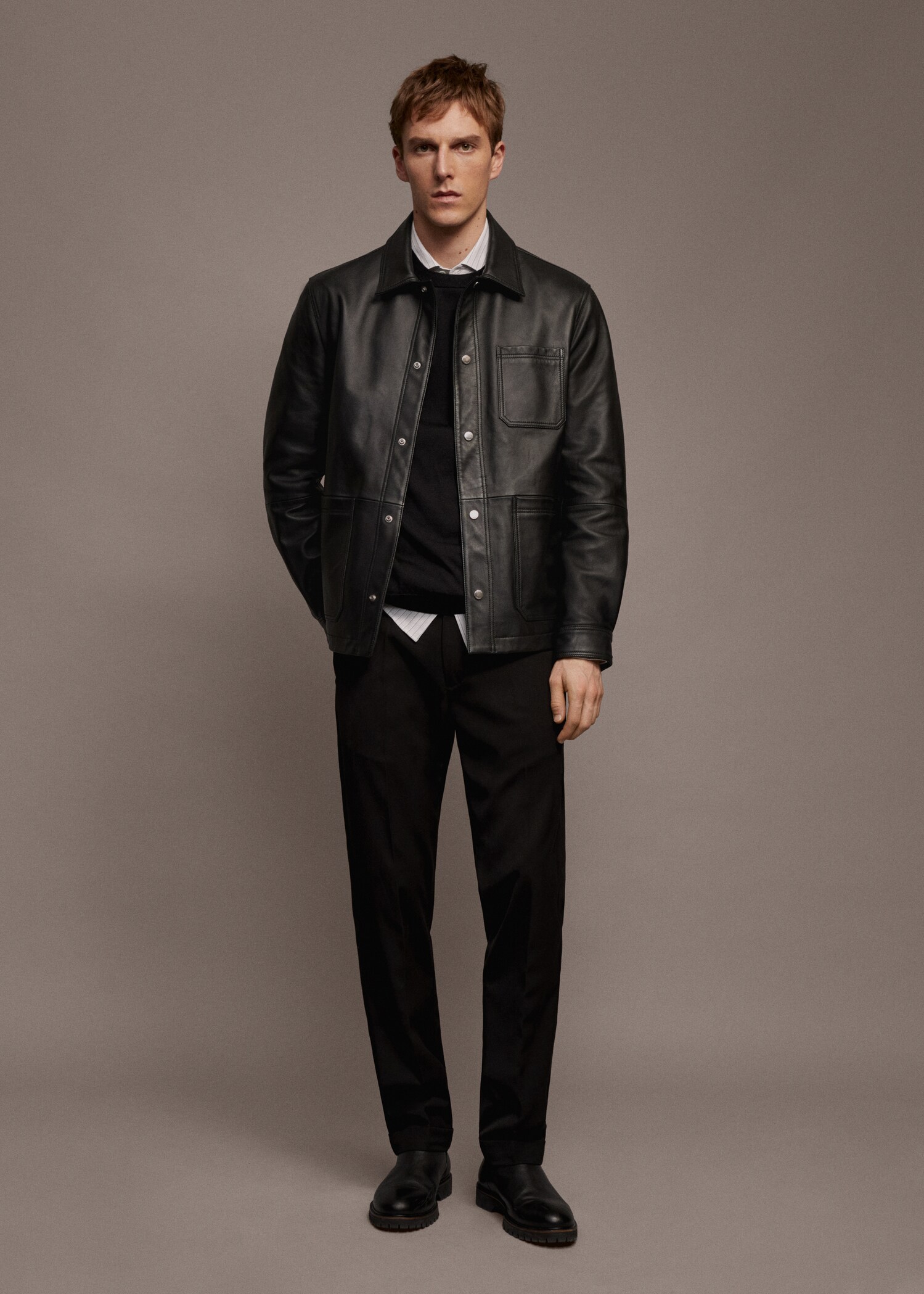 100% nappa leather jacket - Details of the article 7