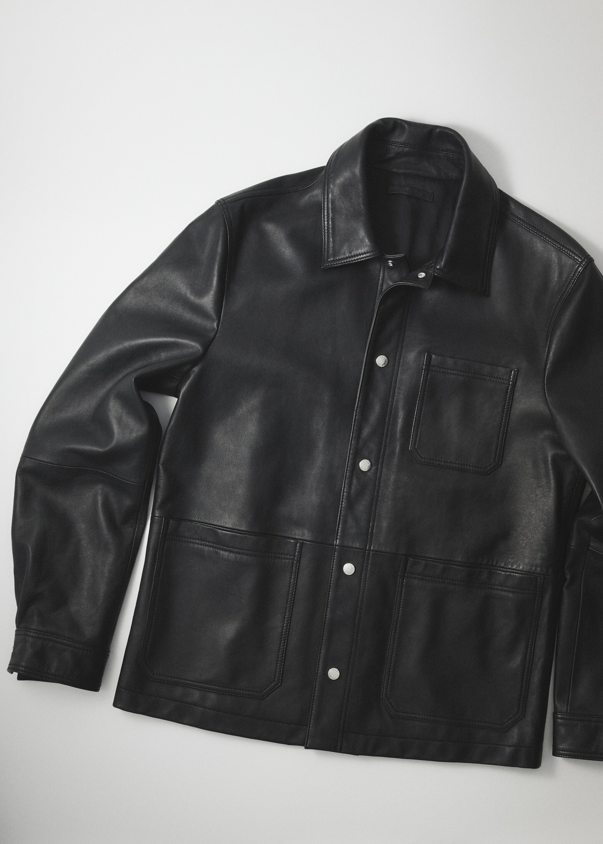 100% nappa leather jacket - Details of the article 9