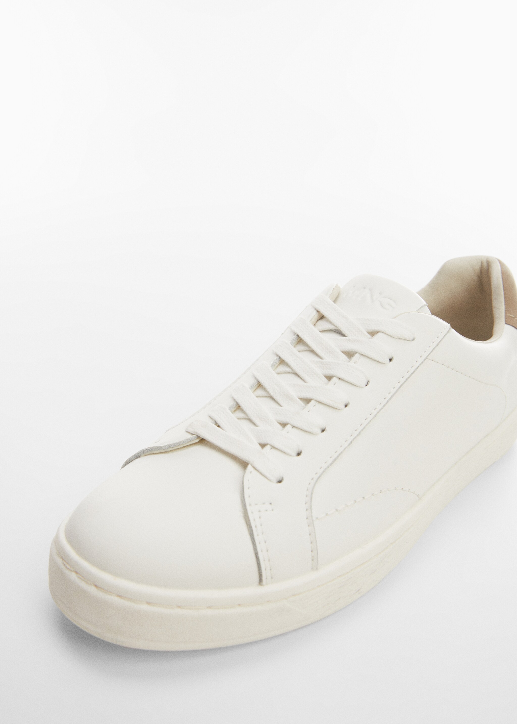 Leren sneakers met contrasterend pand - Detail van het artikel 2