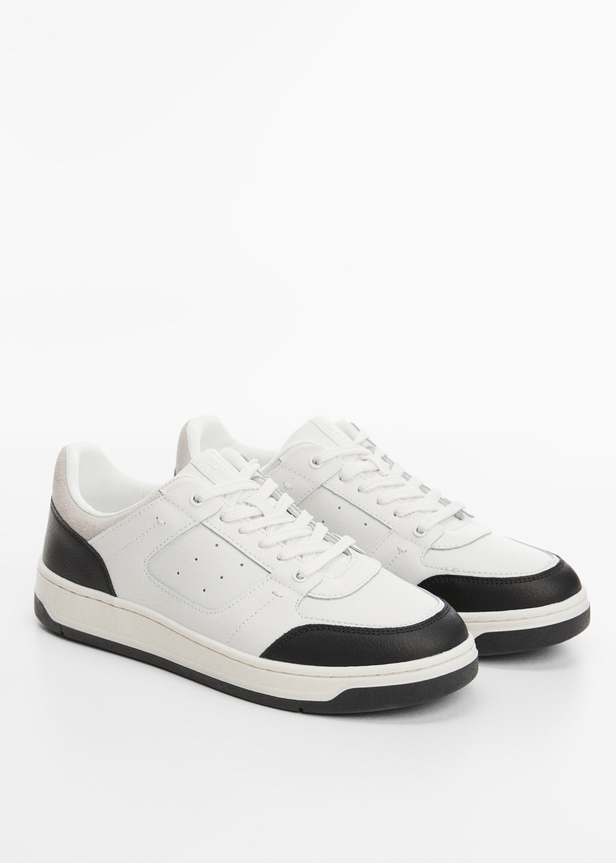 Tennis combinées cuir - Plan moyen