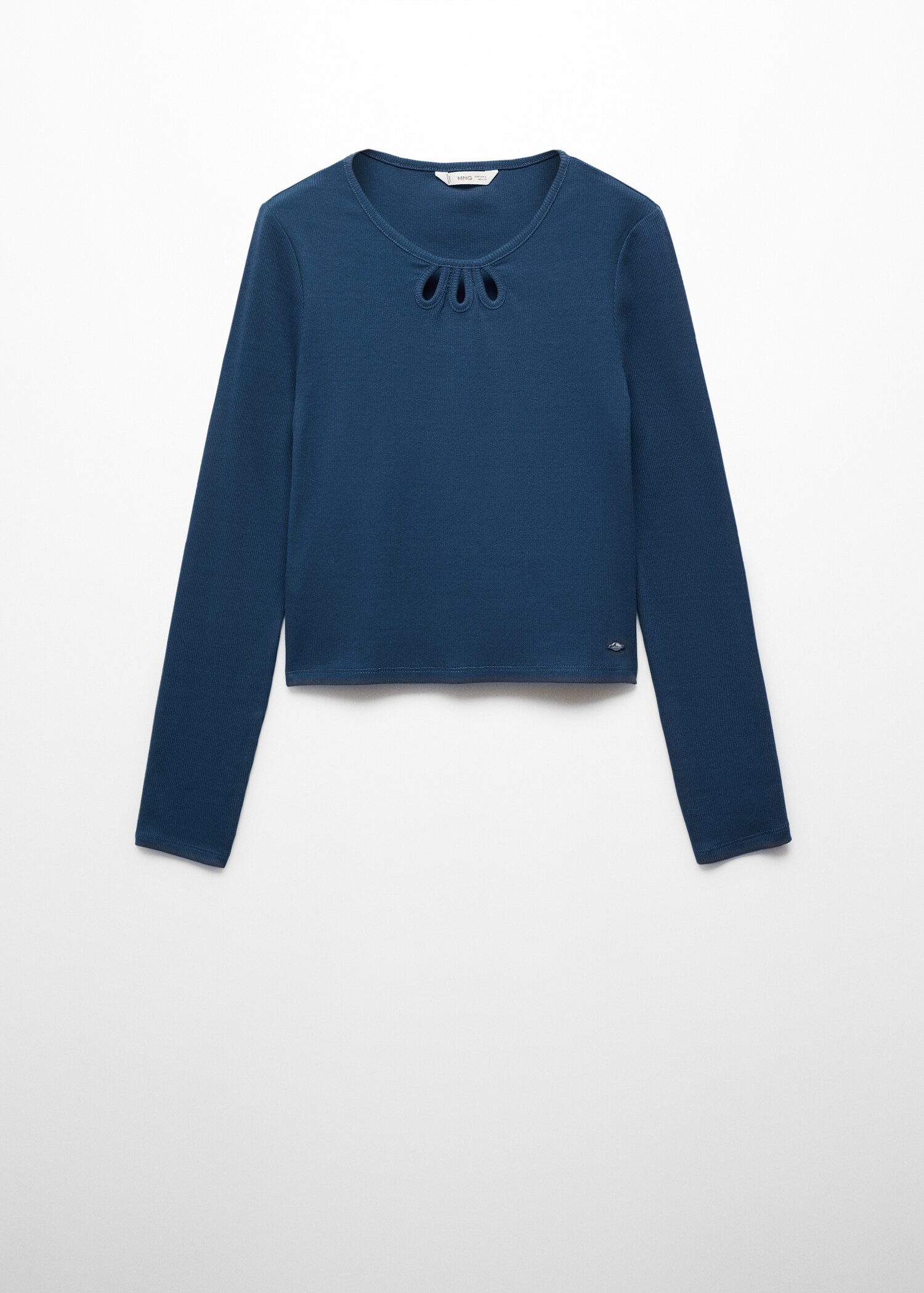 Long-sleeve t-shirt with cut-out - Article without model