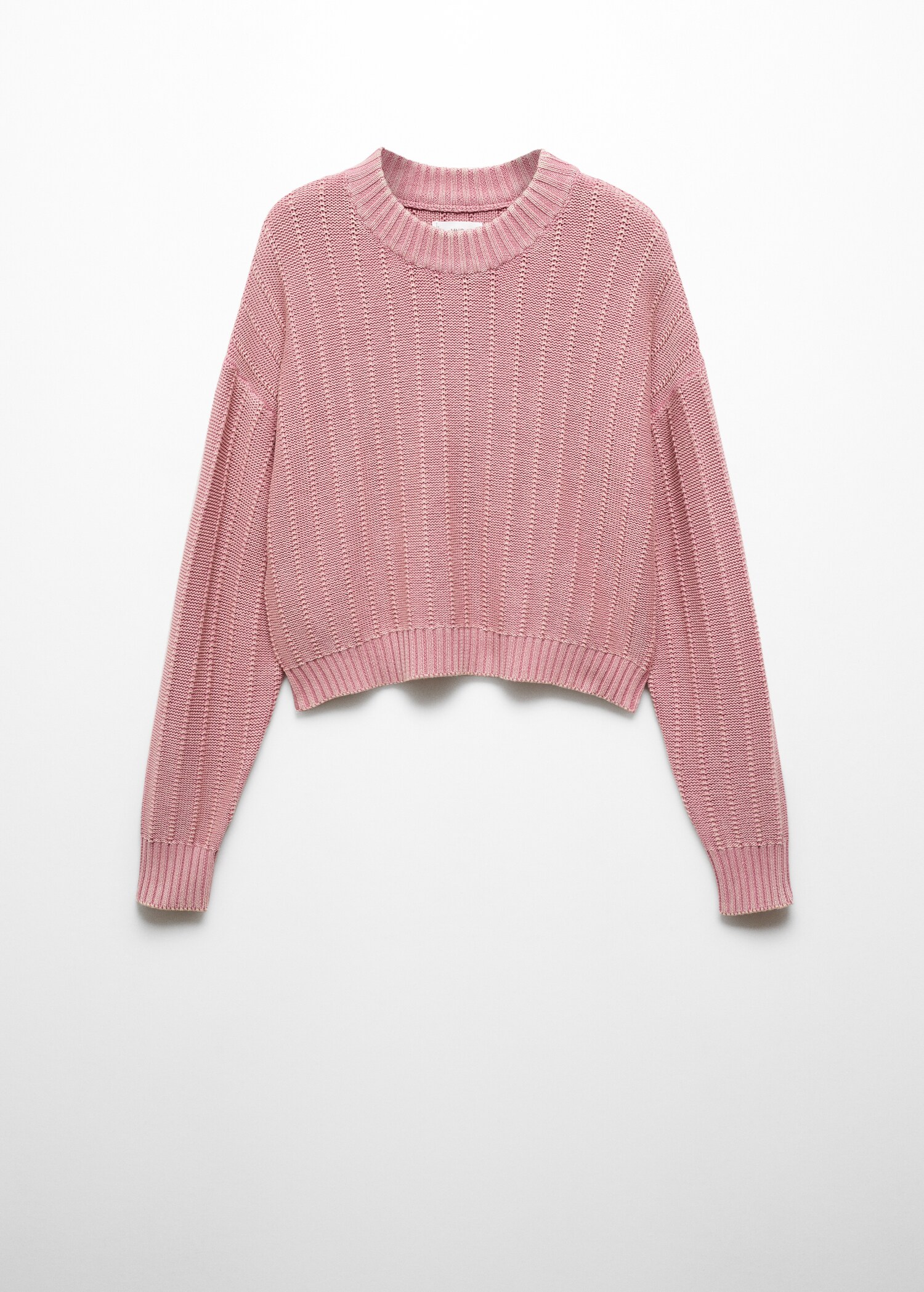 Pull-over combiné maille - Article sans modèle