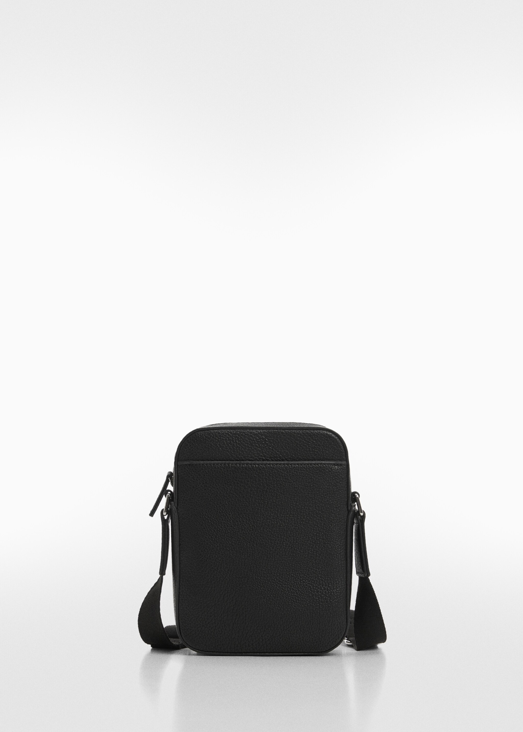 Leather-effect shoulder bag - Article without model