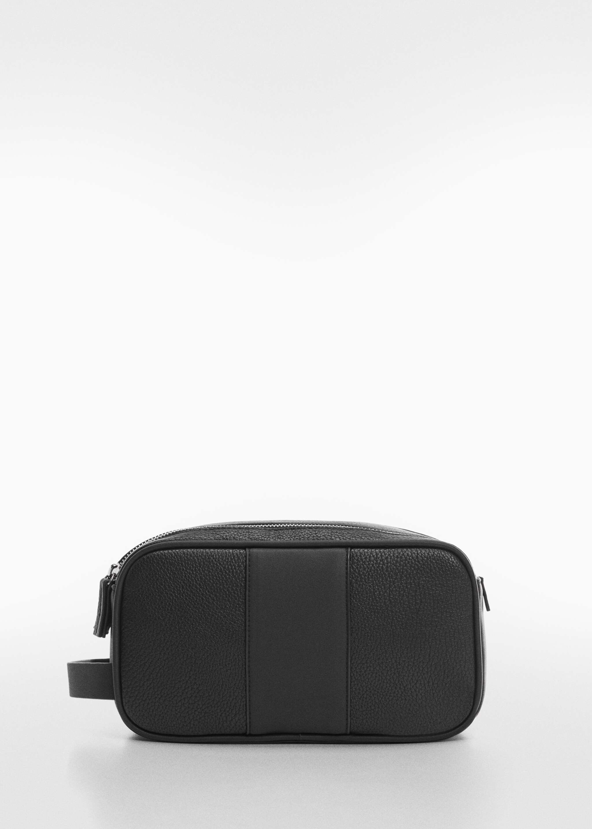 Kosmetiktasche mit Reißverschluss in genarbter Optik - Artikel ohne Model