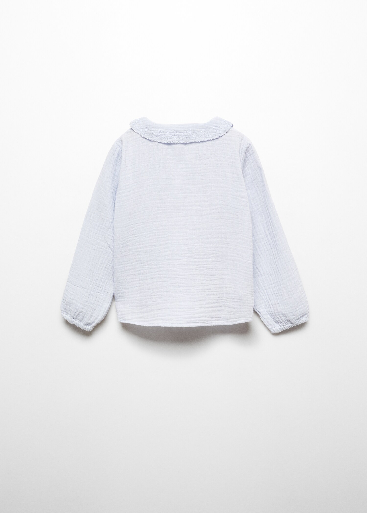 Cheesecloth cotton blouse - Reverse of the article
