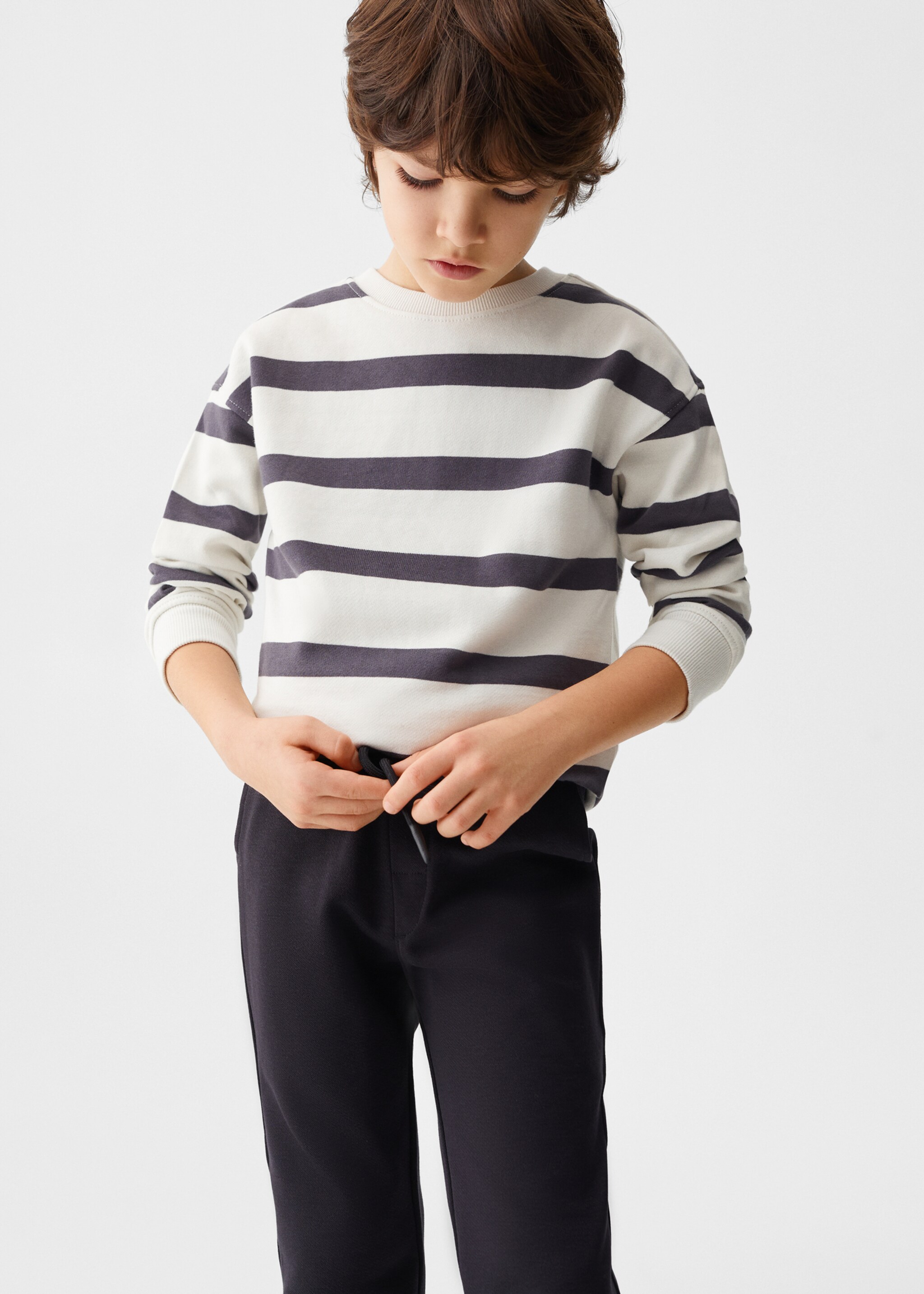 Pantalons jogger cotó - Pla mig