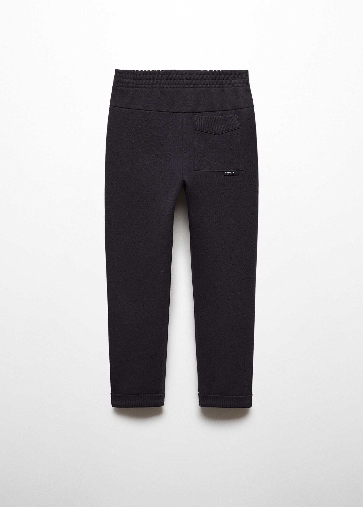 Pantalons jogger cotó - Revers de l'article