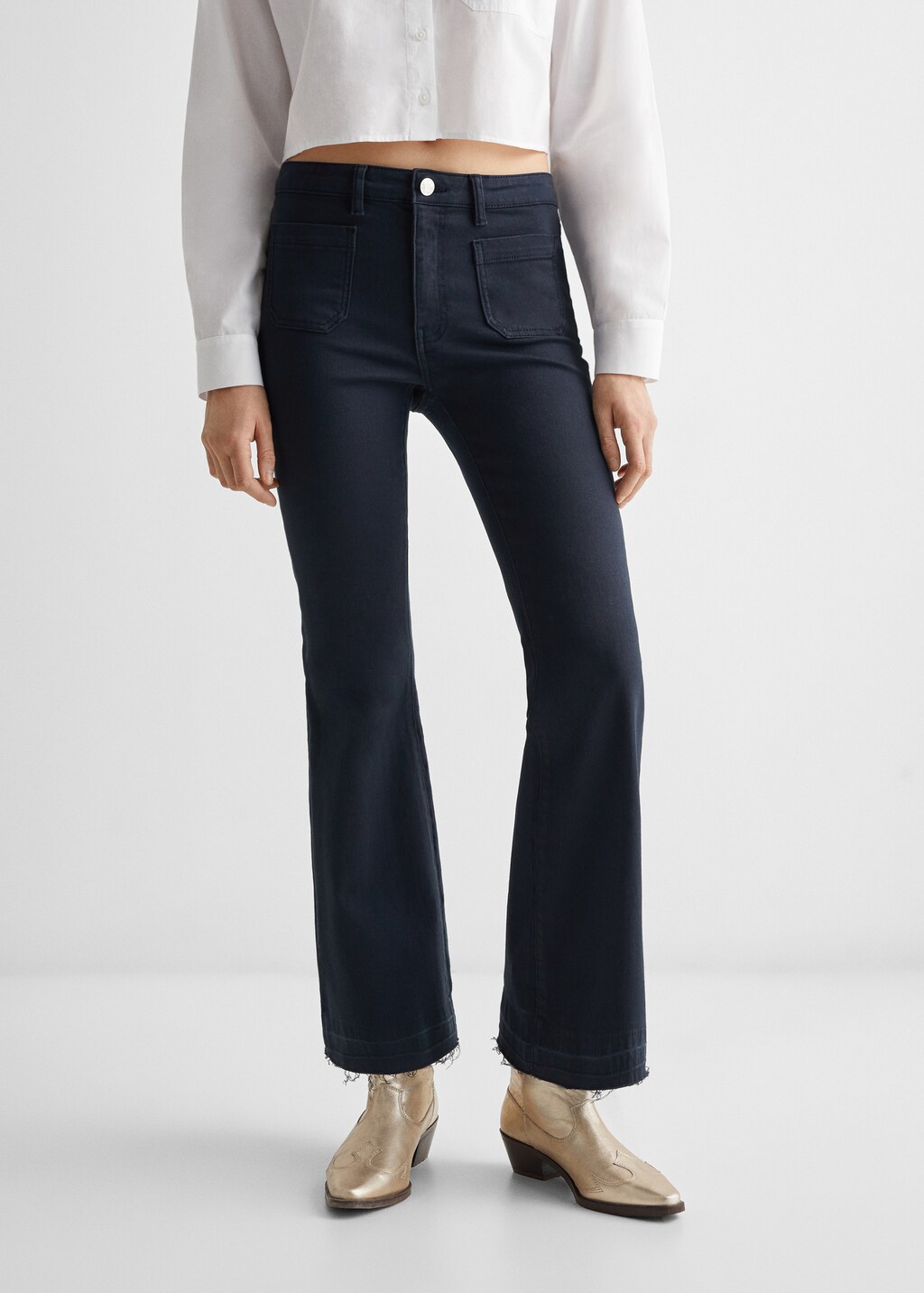 Flared jeans with pocket - Teen Girl | MANGO OUTLET USA Flared jeans with pocket - Teen Girl | MANGO OUTLET USA