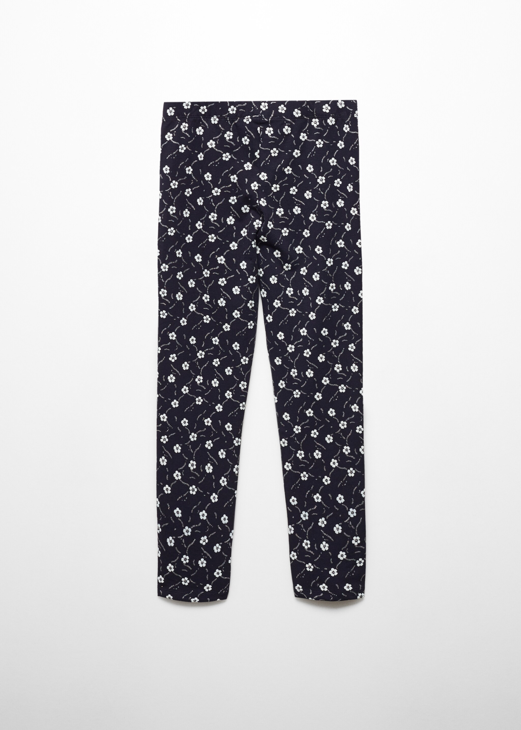 Floral print leggings - Reverse of the article
